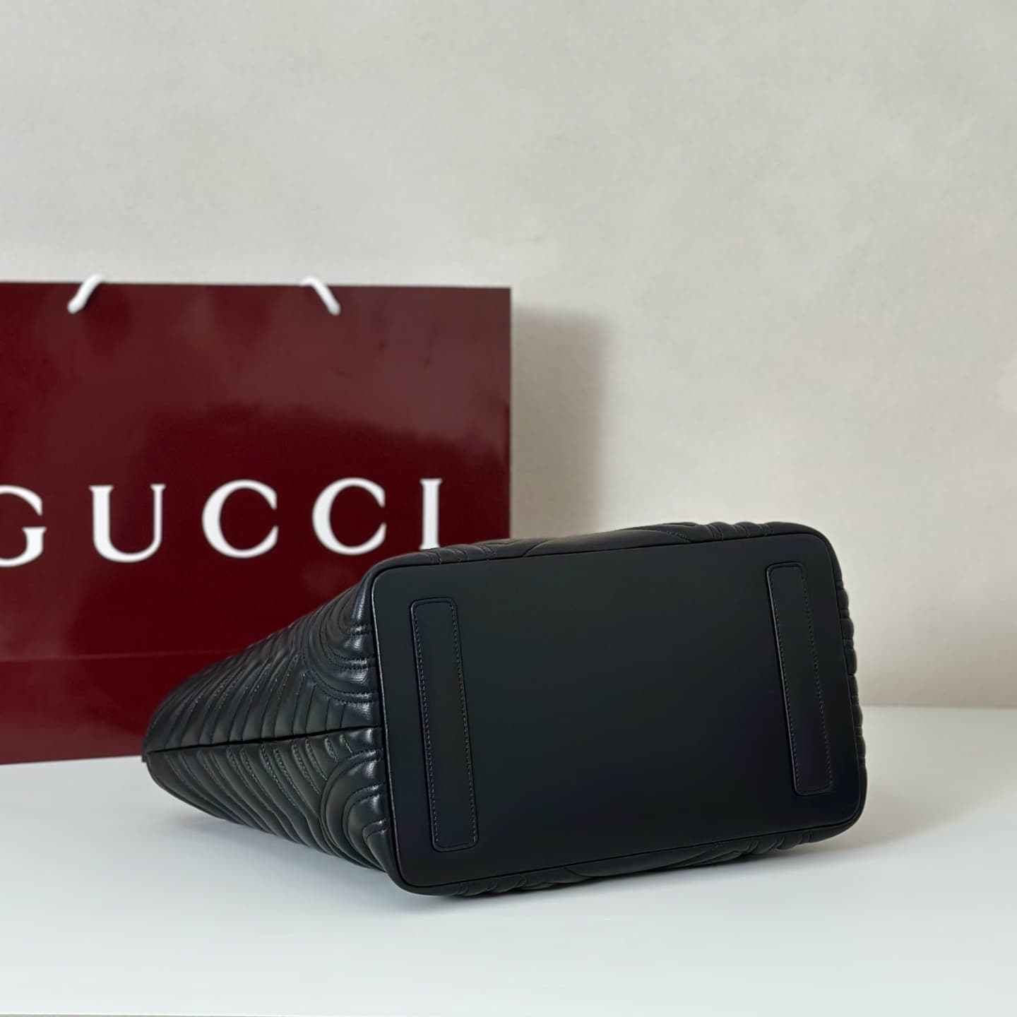 Gucci Betty medium tote bag 847387 Black leather High