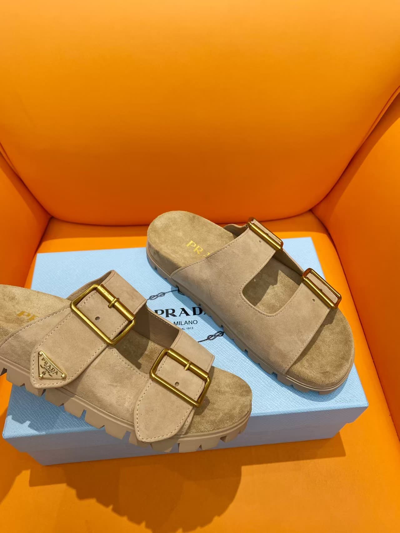 Prada Women's Strap Slides