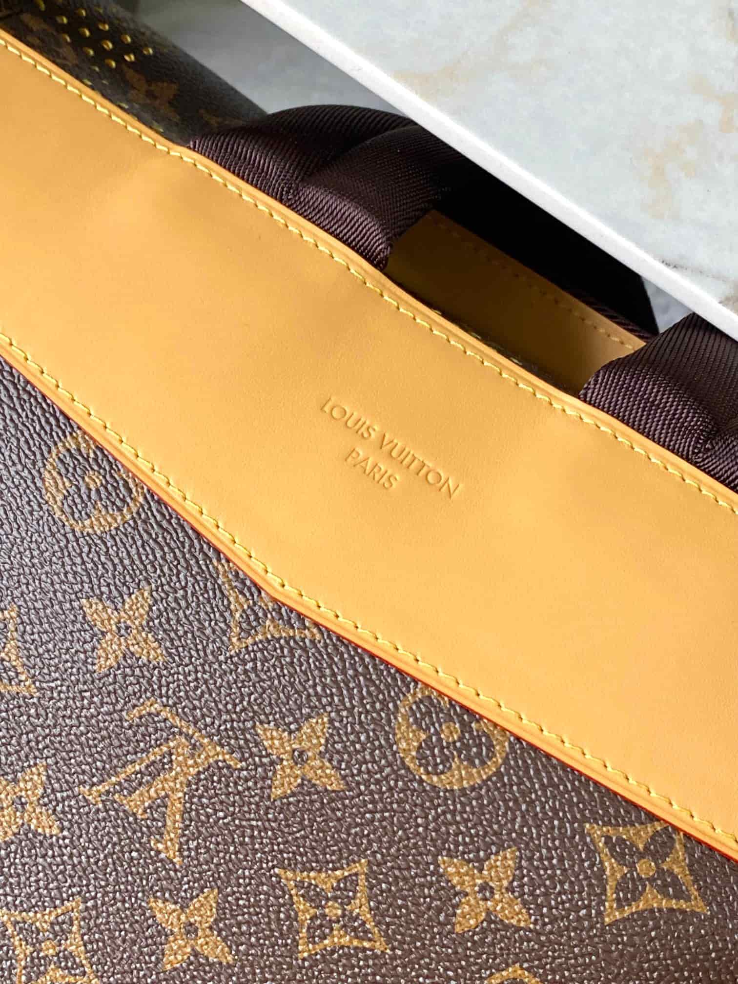 Louis Vuitton Flaneur Backpack Monogram/Yellow Grid coated canvas M29295 TOP