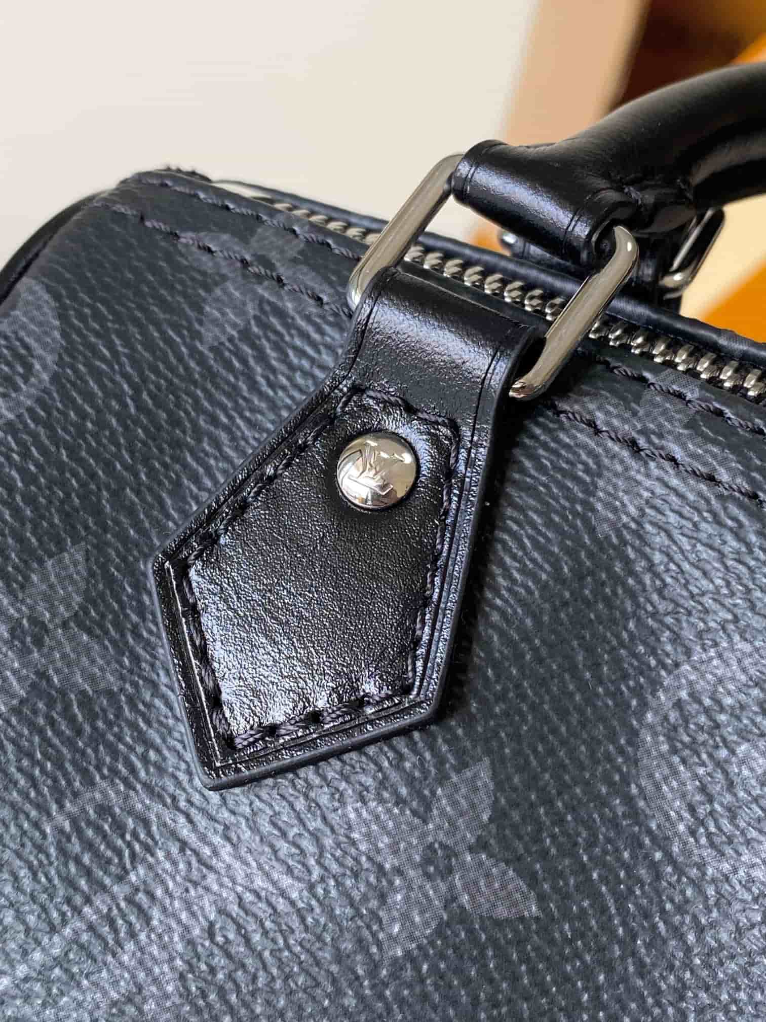Louis Vuitton Nano Speedy Monogram Eclipse M26573 Black TOP