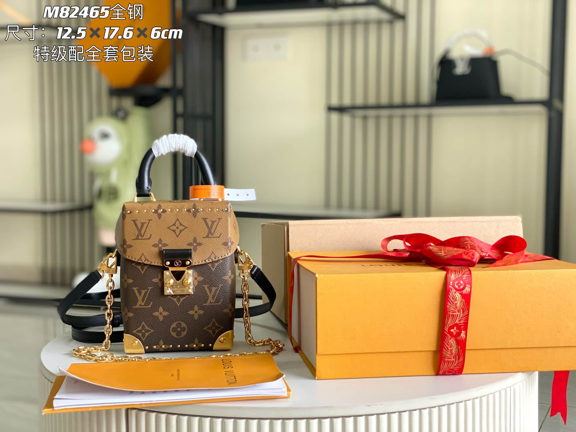 Louis Vuitton Camera Box Monogram and Monogram Reverse coated canvas M82465 TOP