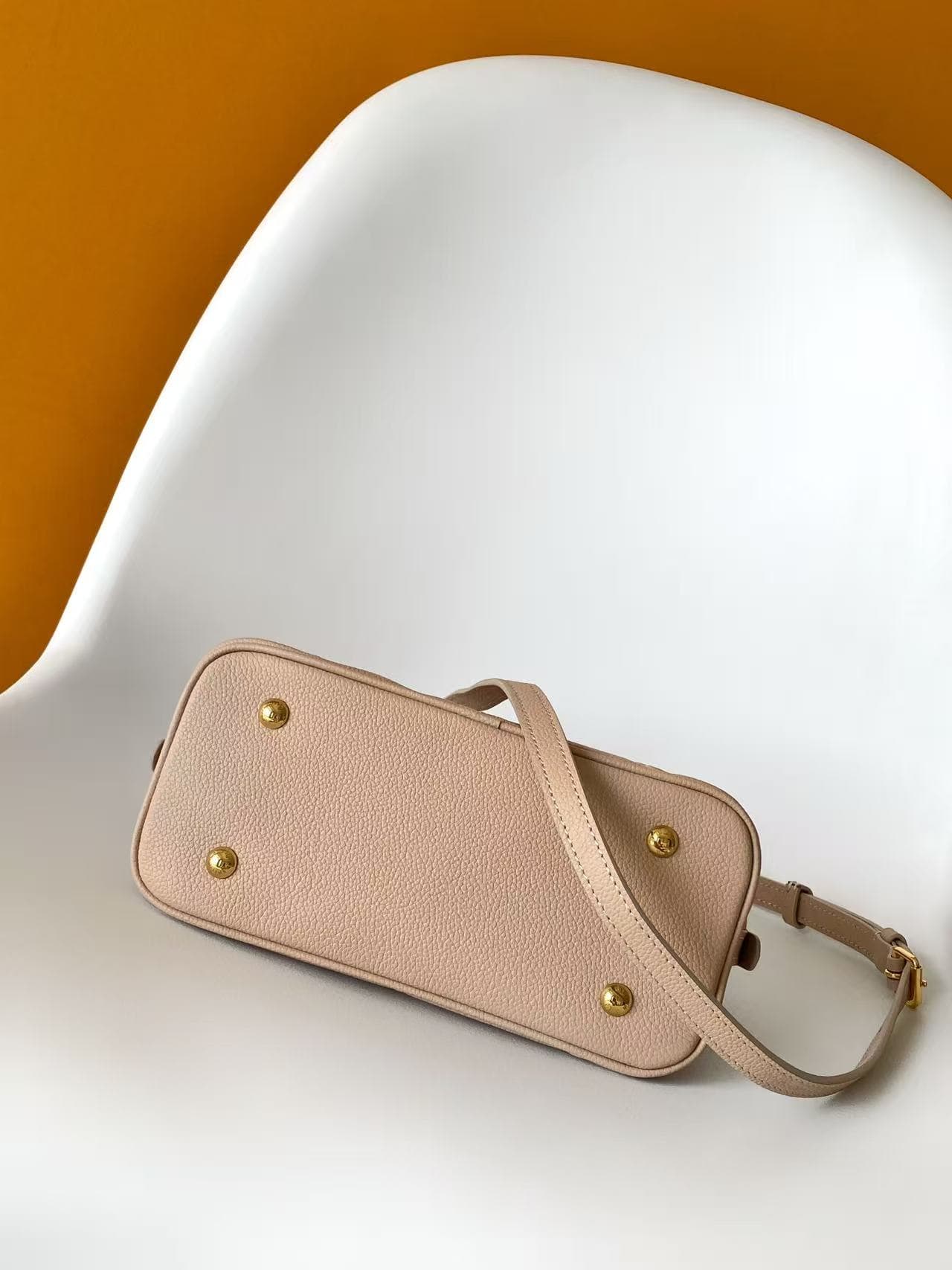 Louis Vuitton Alma BB Hazelnut Couture Monogram Empreinte Leather M28458 High