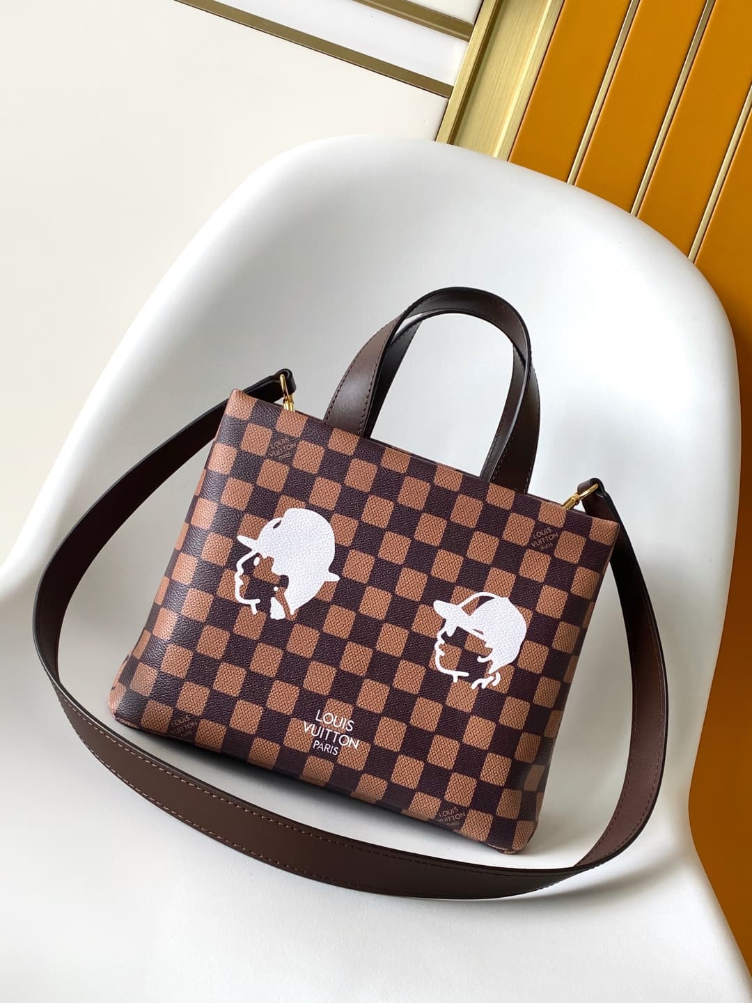 Louis Vuitton Mini Shopper Tote Brown Damier Phriendship coated canvas N40810 High