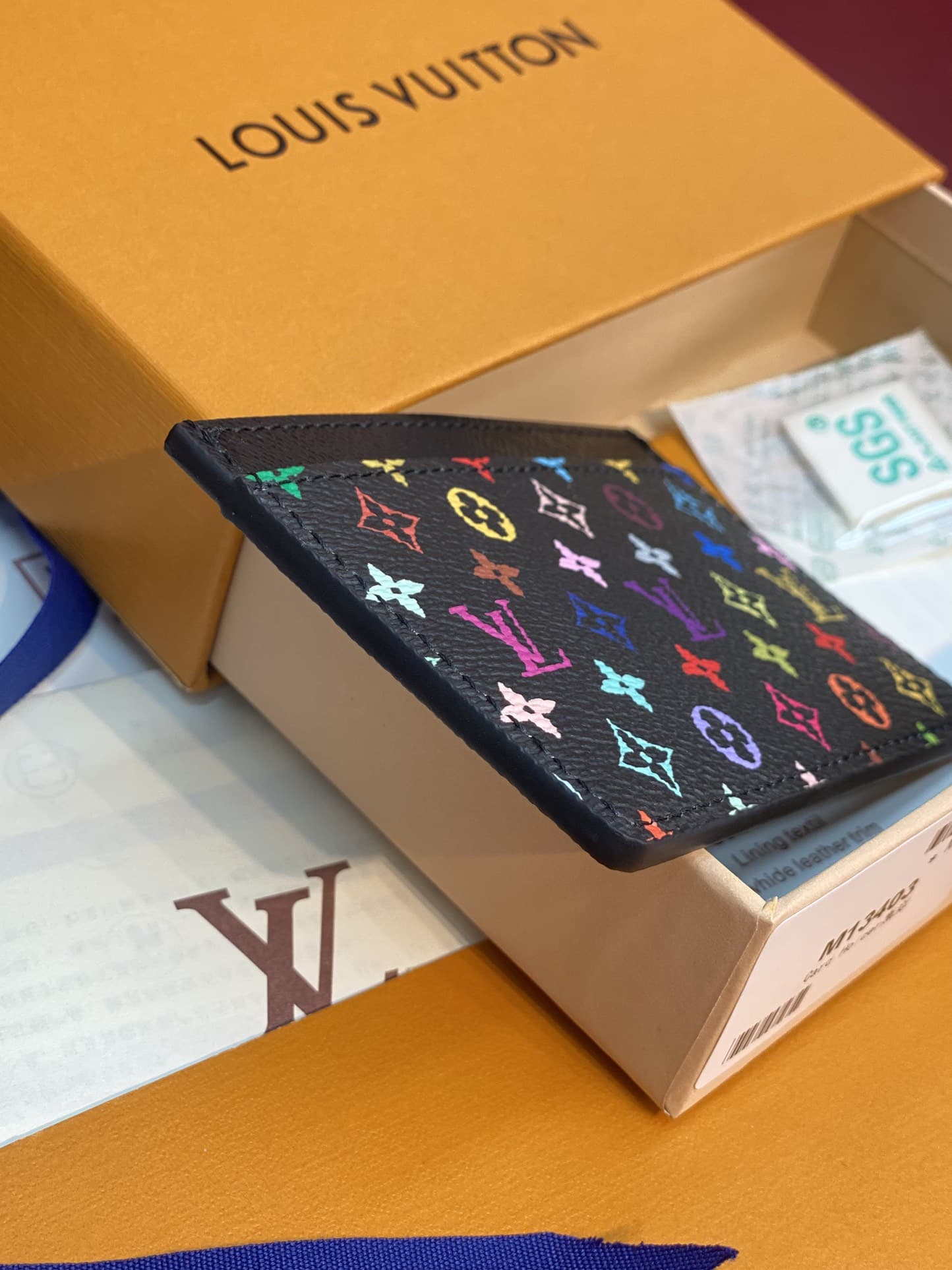 Louis Vuitton x Murakami Card Holder Monogram coated canvas M13403 High