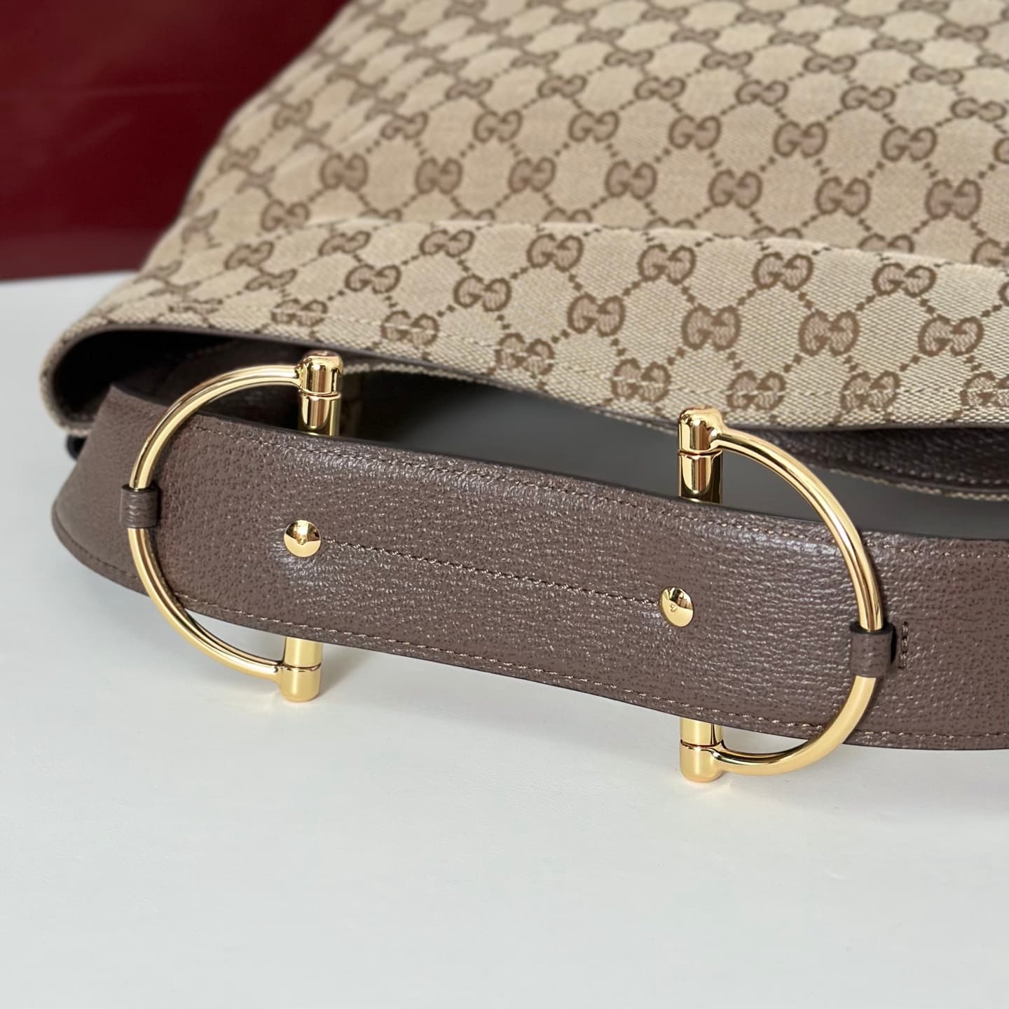 Gucci Beatrix medium tote bag 850926 Beige GG canvas High