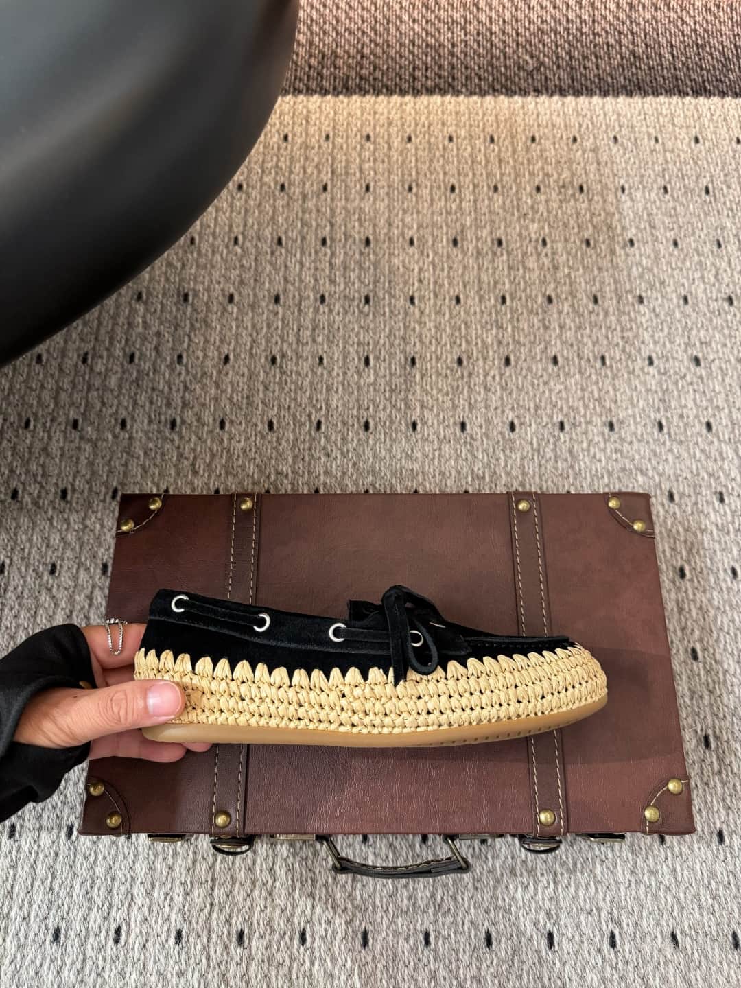 Miu Miu ERaffia Loafer shoes Women