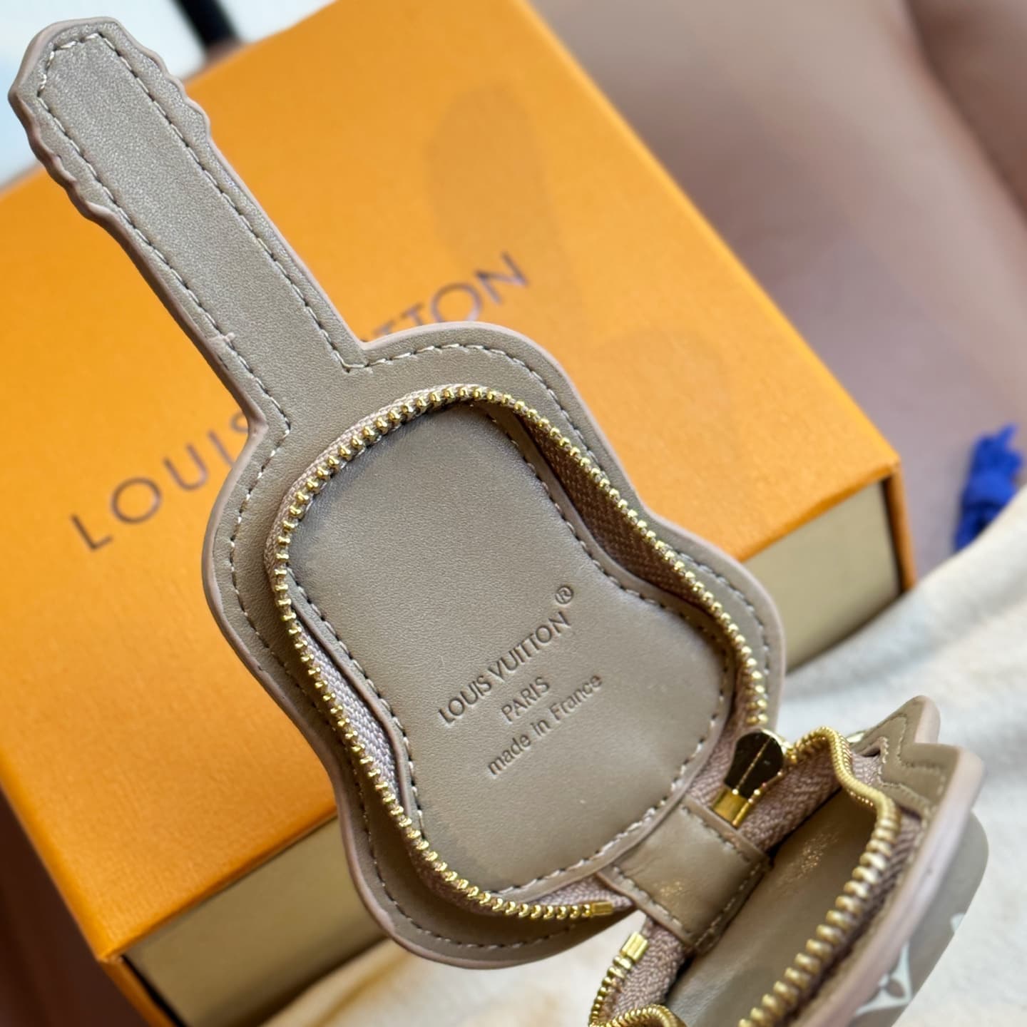 LV Guitar Pouch Bag Charm M02032