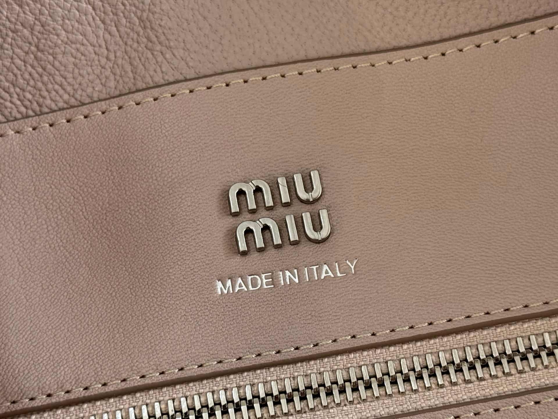 Miu Miu Vivant nappa leather bag Power Pink 5BB196 TOP
