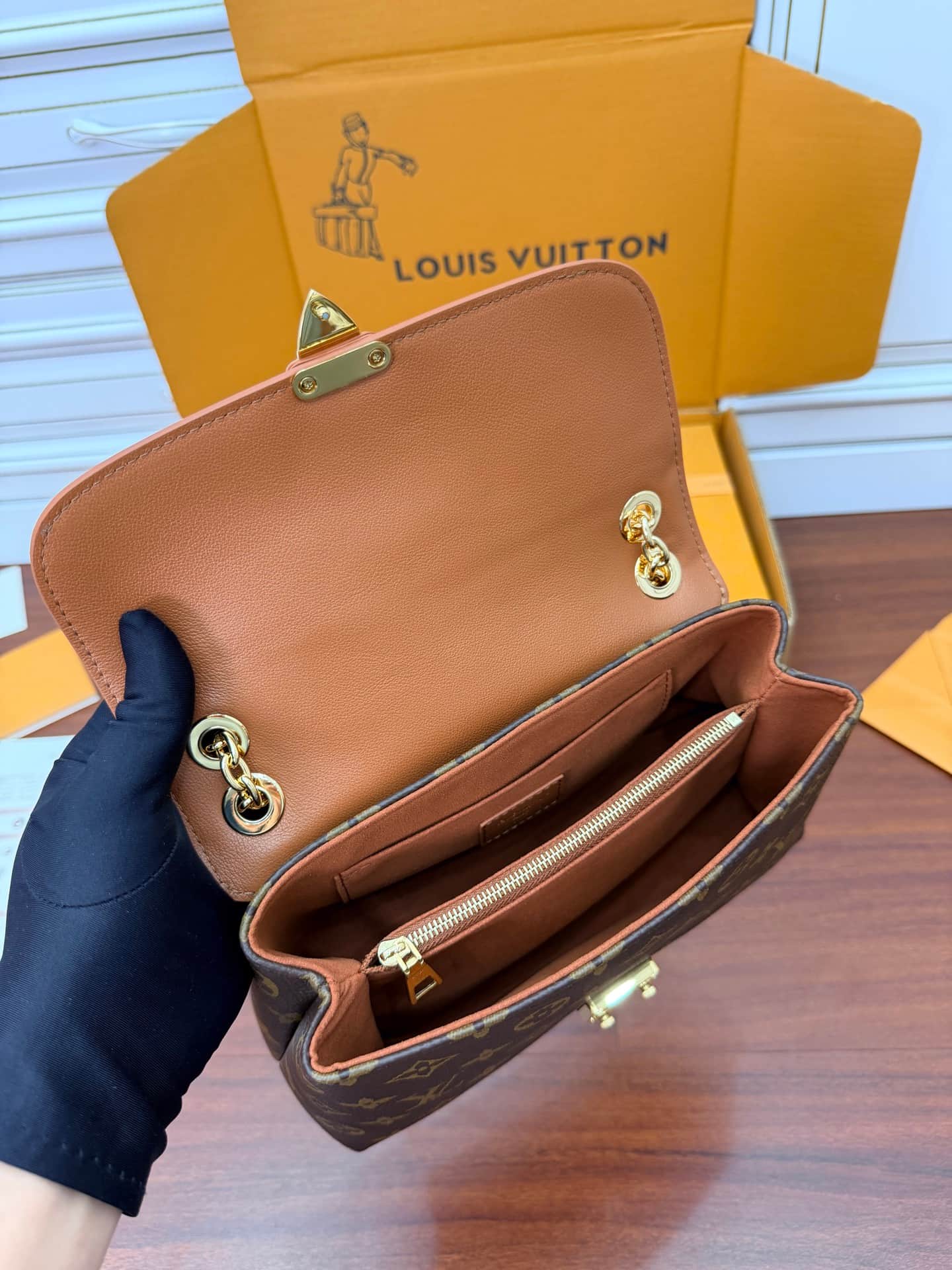 Louis Vuitton Madeleine BB Monogram/Cognac Brown Coated canvas M28588 TOP