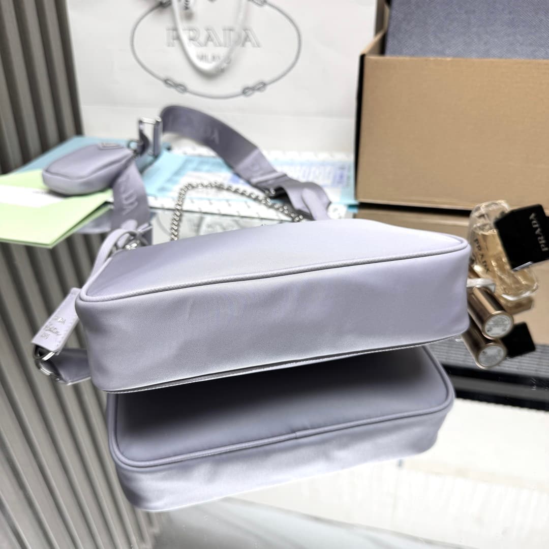 Prada Re-Edition 2005 Nylon bag 1BH204 Purple High