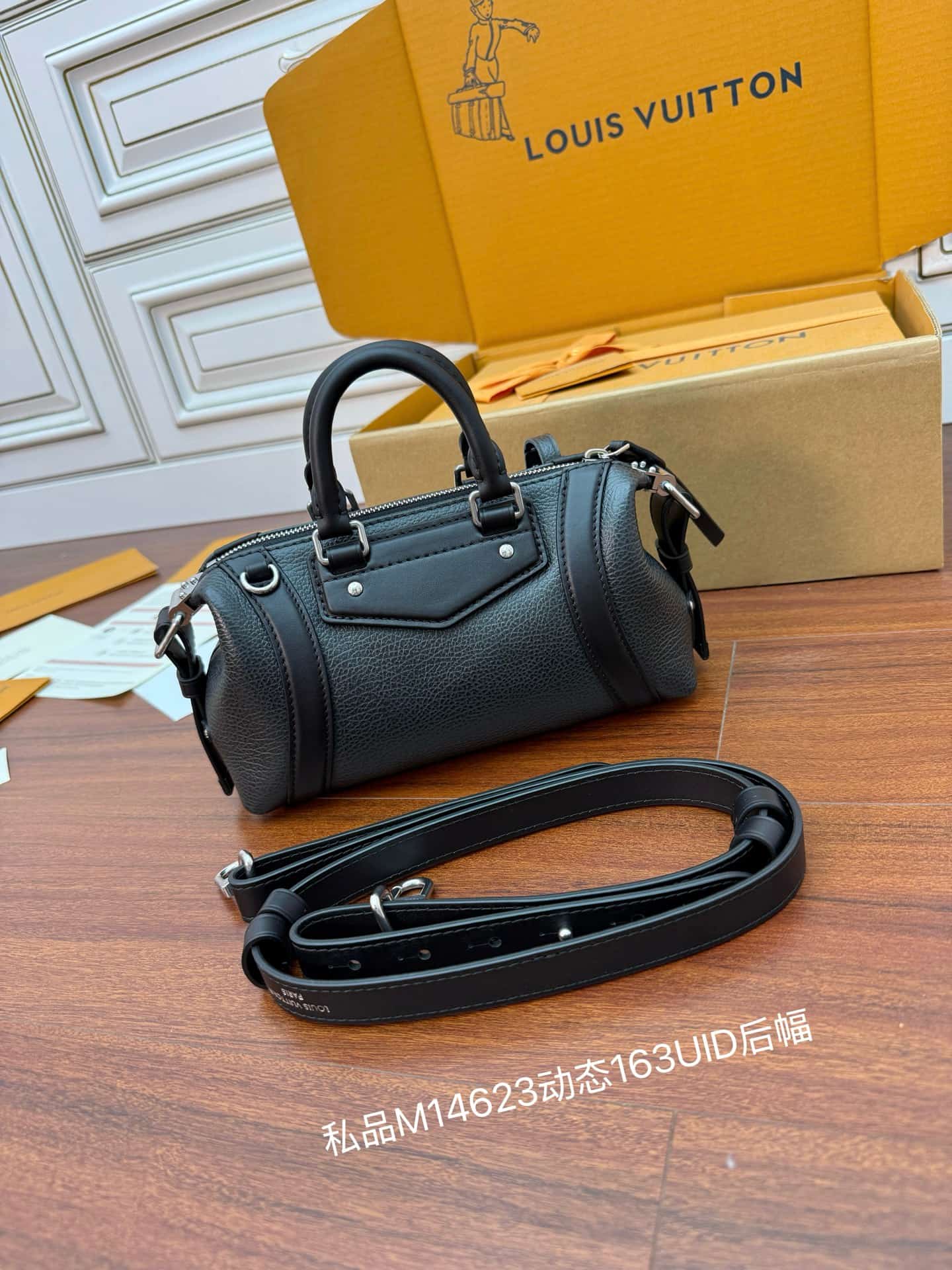 Louis Vuitton Nano LV Biker Black Lambskin M14623 TOP