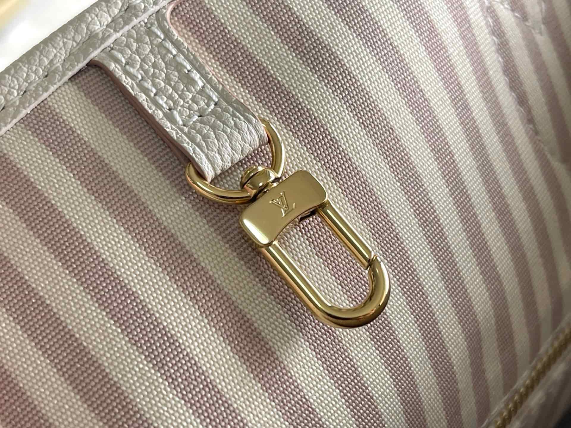 Louis Vuitton Neverfull MM Debossed grained cowhide leather M14285 Eden TOP