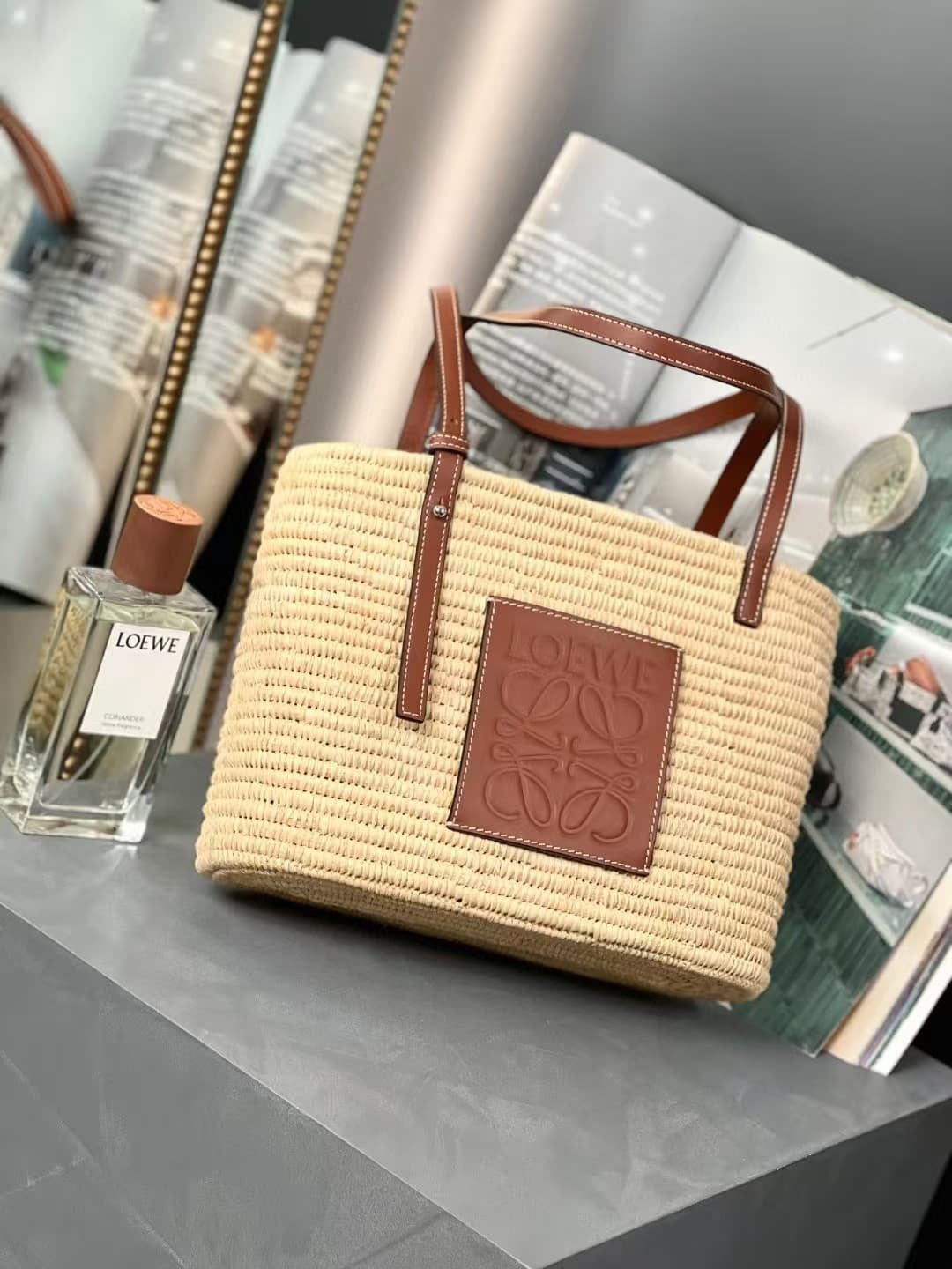 Loewe Paula's Ibiza Square Basket Bag High