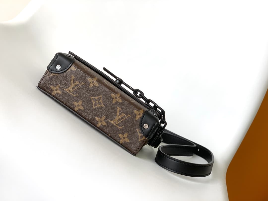 Louis Vuitton Steamer Wearable Wallet Monogram Macassar coated canvas M83613 High
