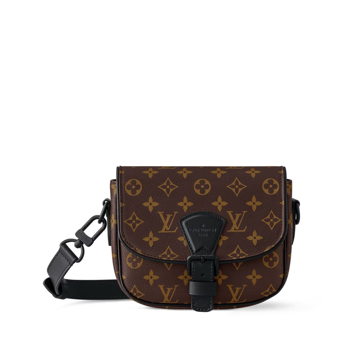 Louis Vuitton Montsouris Messenger PM Monogram Macassar coated canvas M47060 TOP