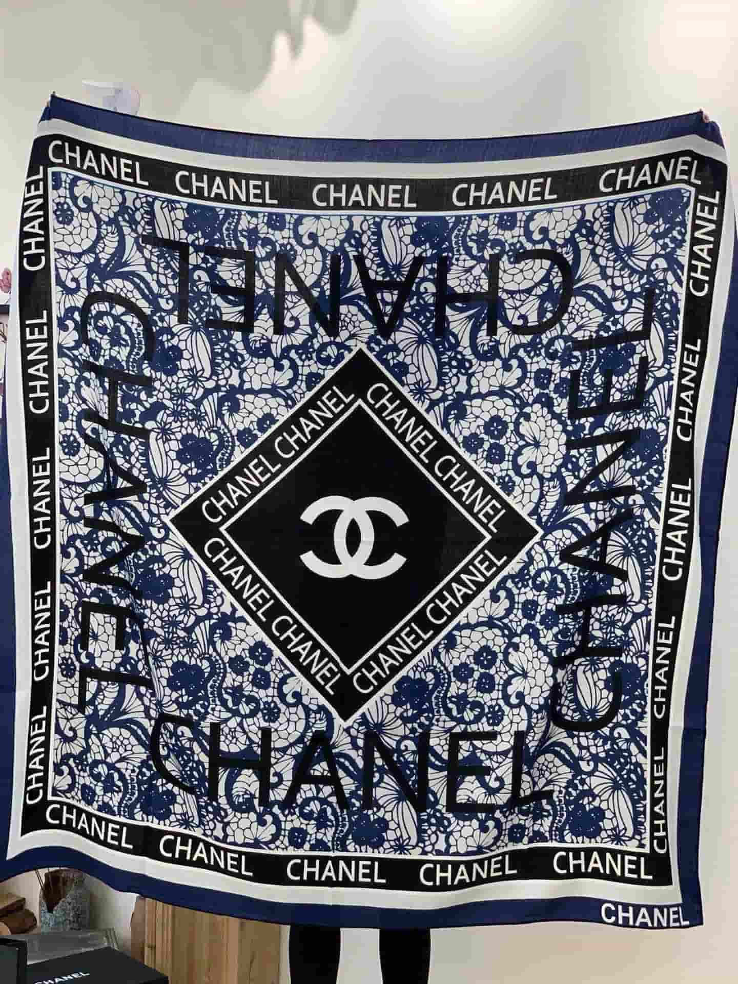 Chanel silk scarf