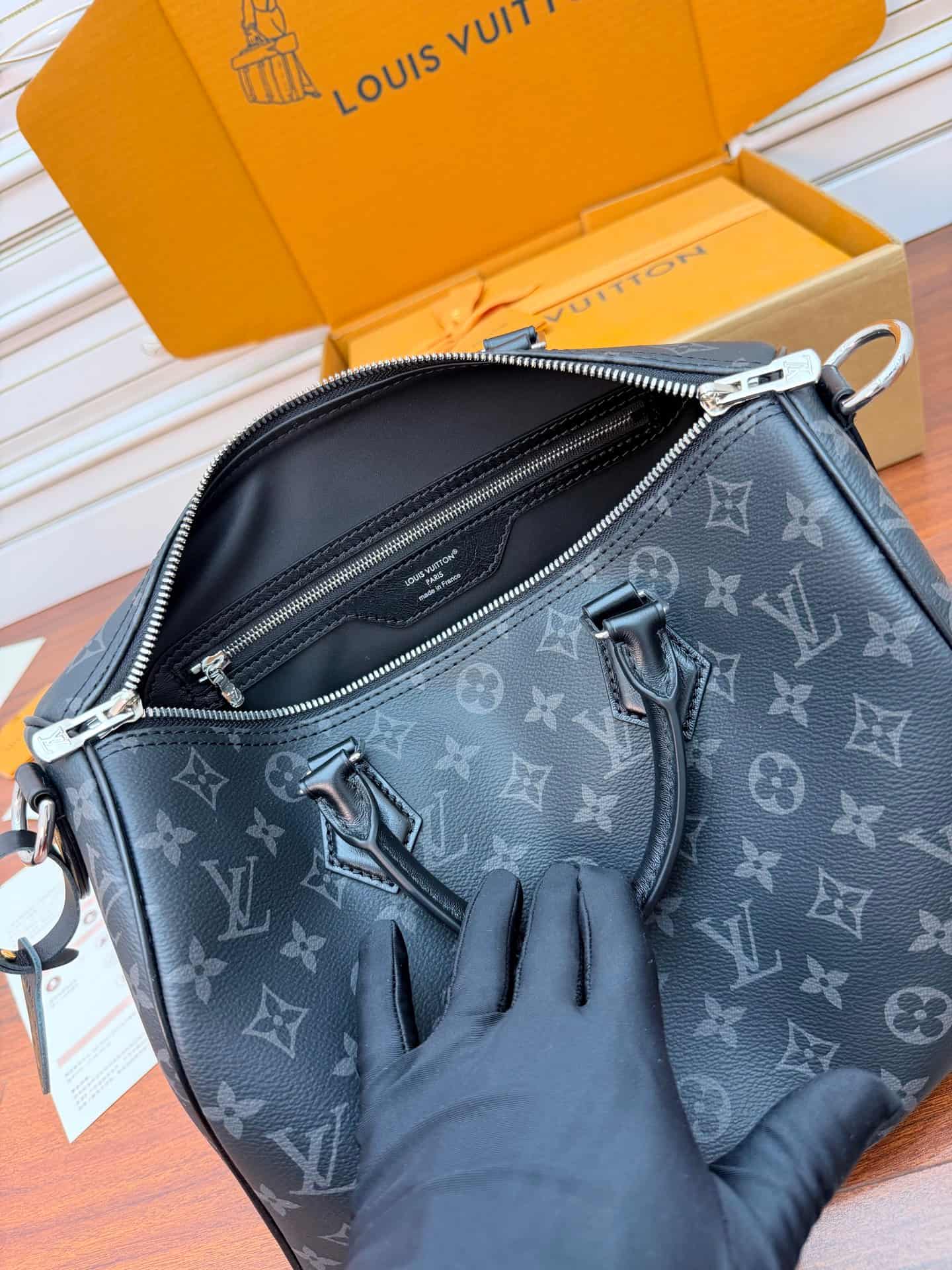 Louis Vuitton Speedy Soft 30 Monogram Eclipse/Black Coated canvas M15102 TOP