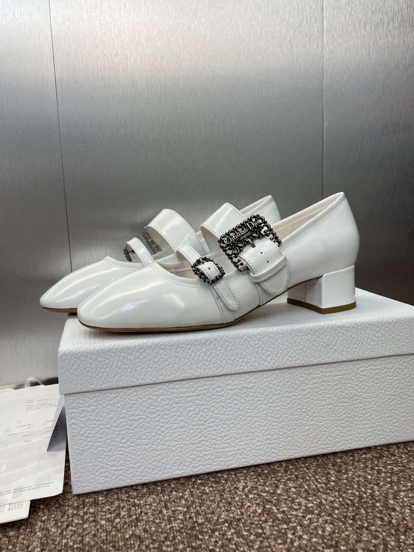 Dior D-Romance Ballet Flat Lambskin Shoes Women