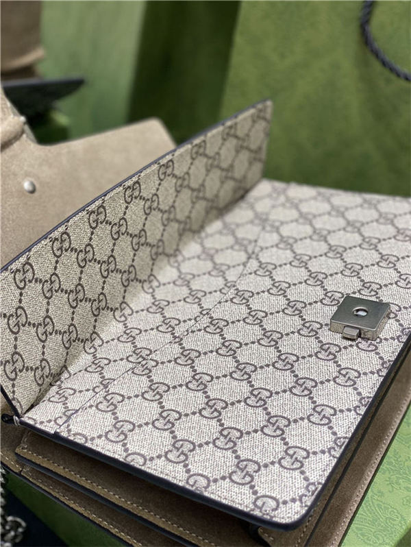 DIONYSUS GG SMALL SHOULDER BAG 400249 GG Supreme canvas Beige high