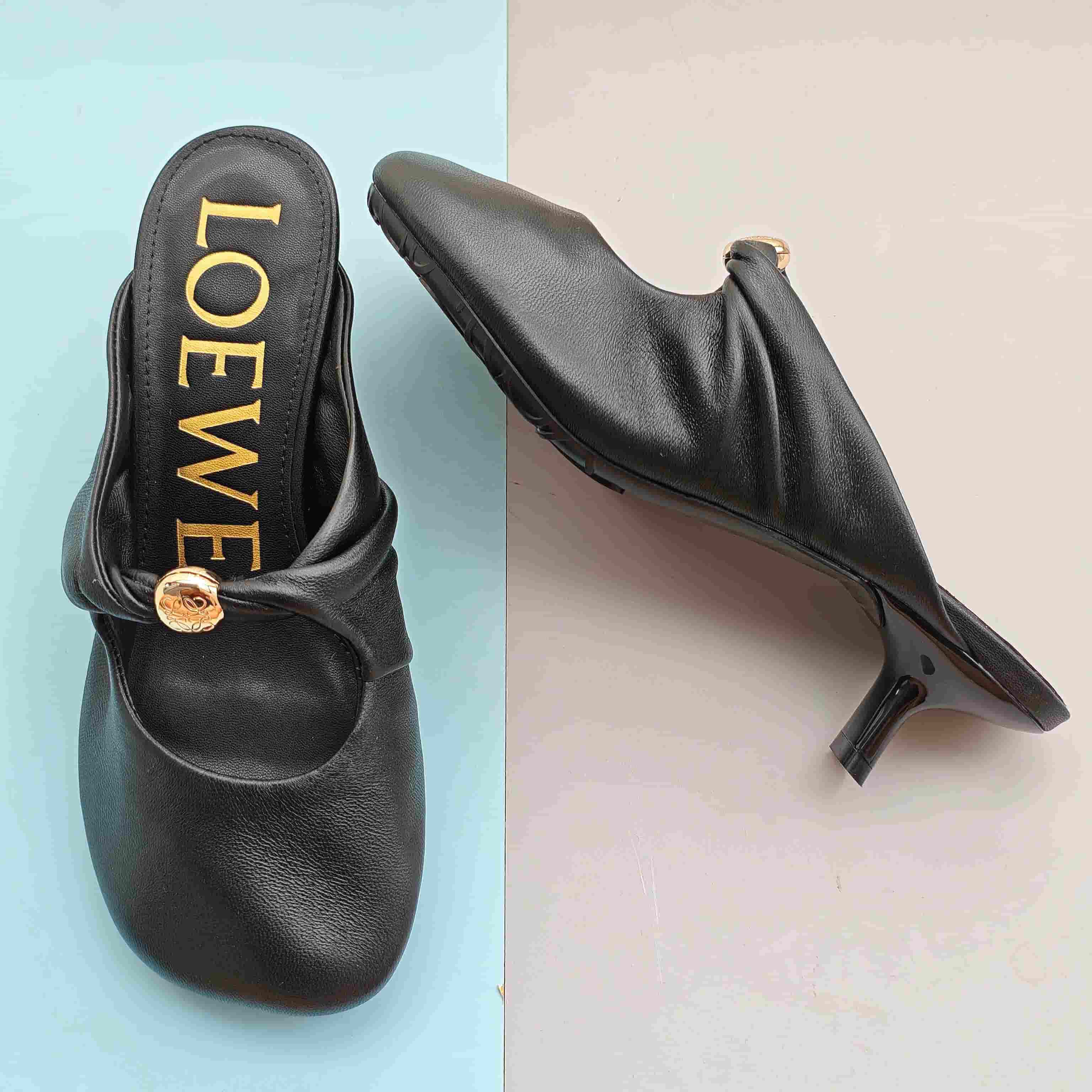 LOEWE Pebble Soft mule in nappa