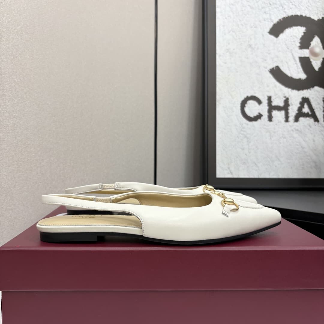 Gucci Leather Slingback Pump Shoes Women