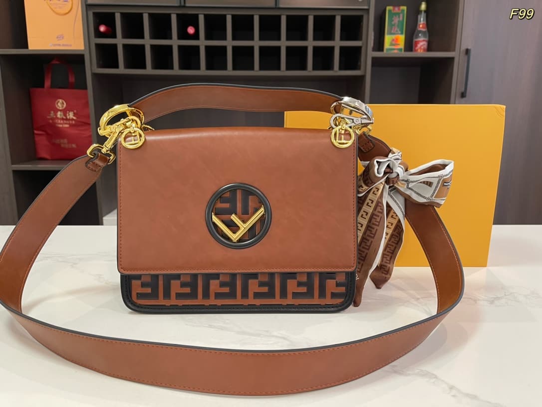 Fendi Kan I F Shoulder Bag