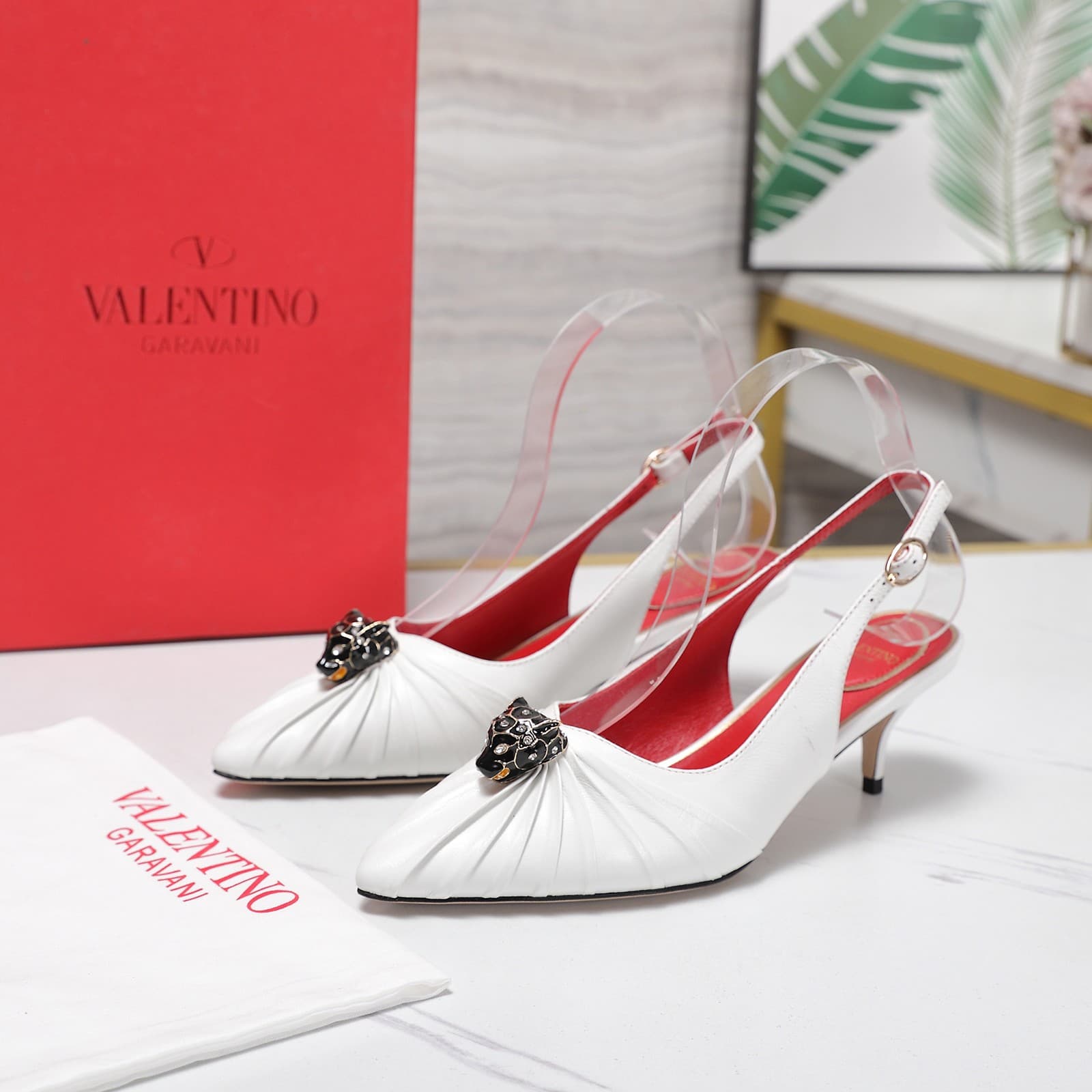 Valentino Garavani Panthea Goatskin Pumps Women