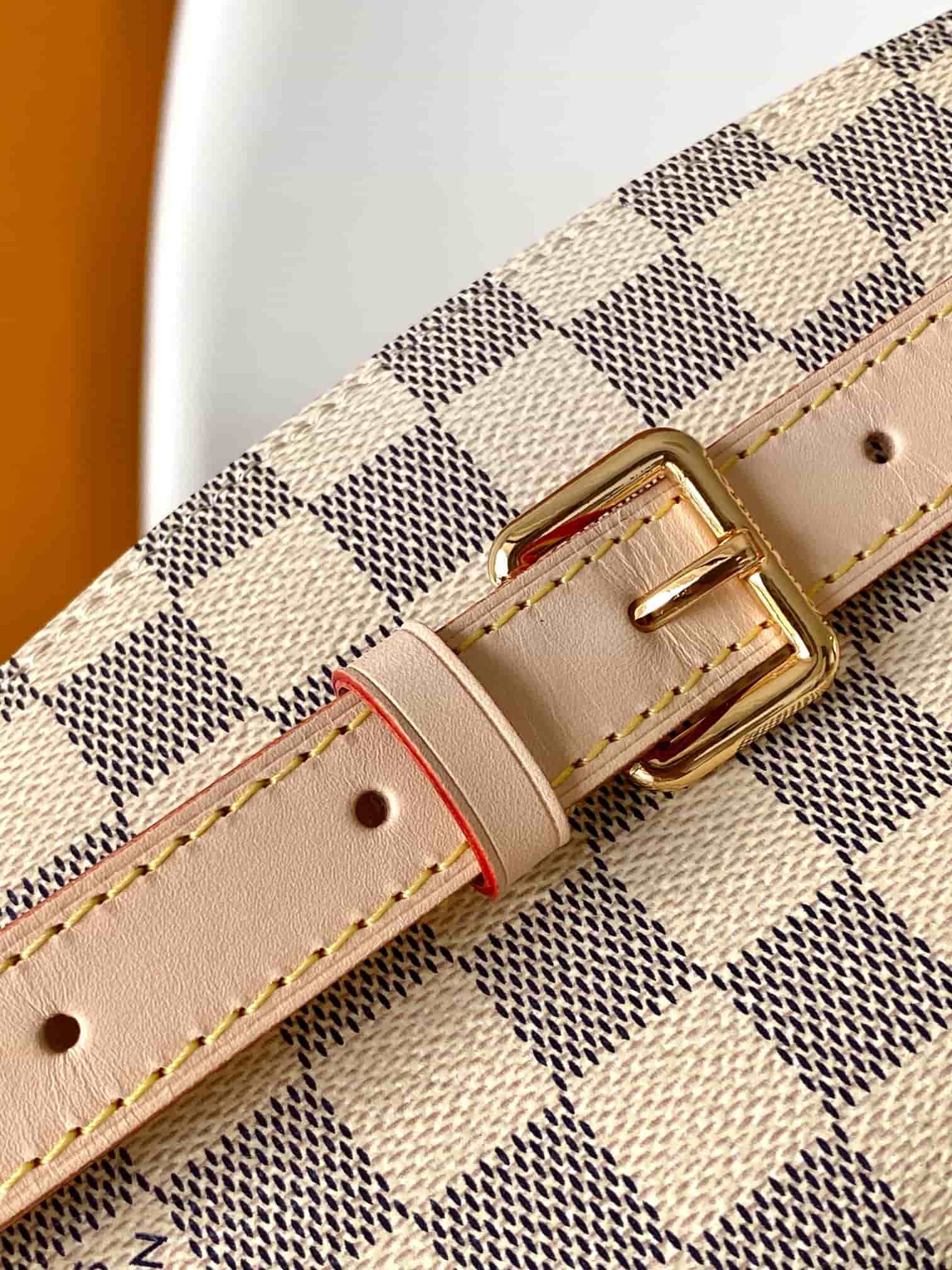 Louis Vuitton Keepit Damier Azur Coated canvas N00230 High