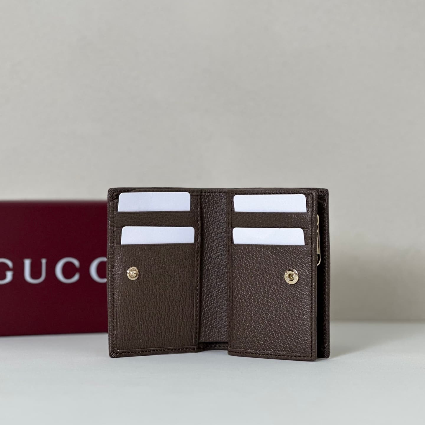Gucci Ophidia small wallet Coffee 838468 High