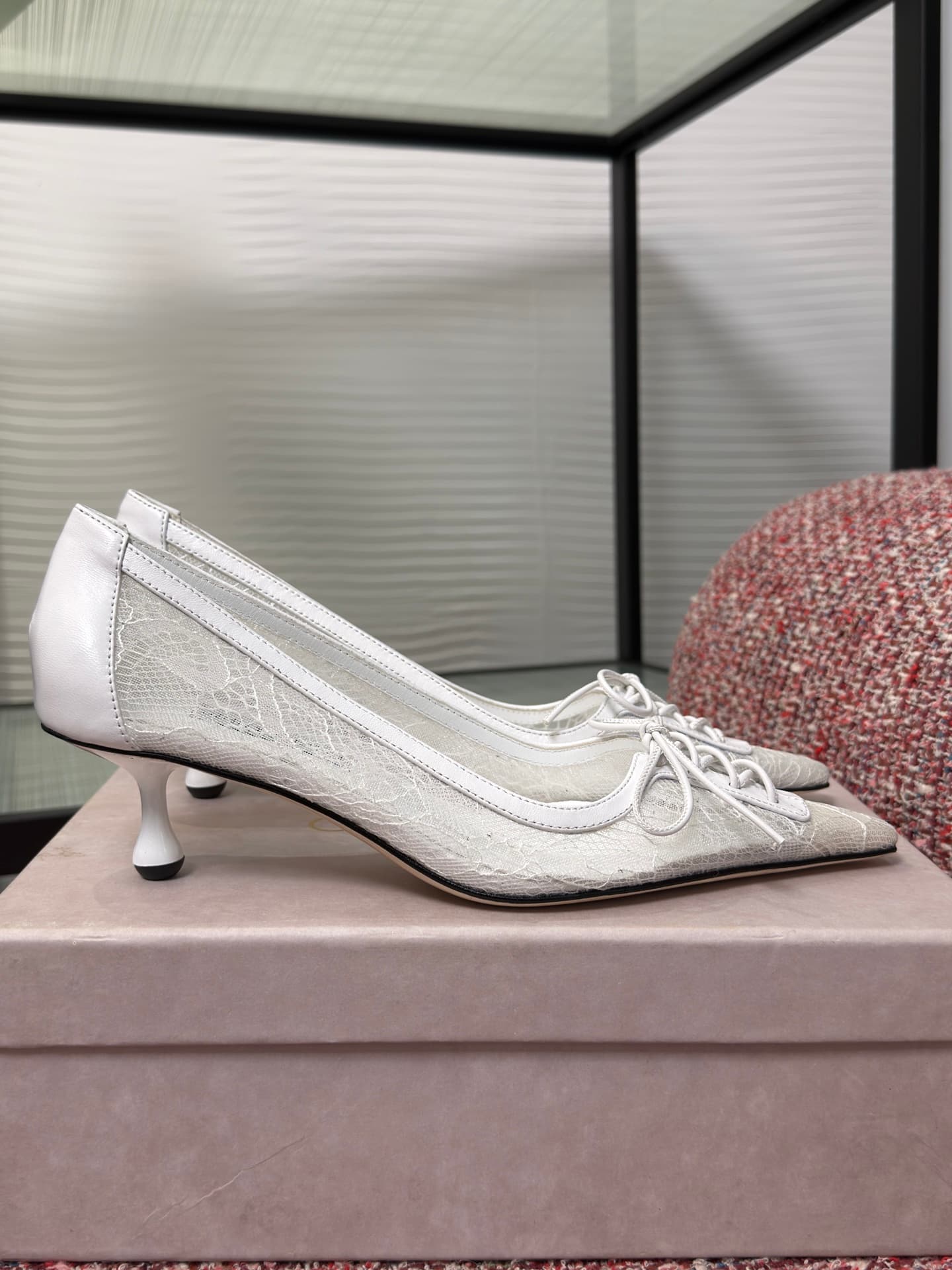 Jimmy Choo Lace Scarlett 50 Pumps