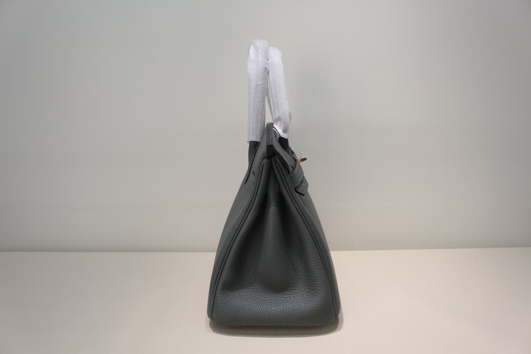 Hermes Birkin 25/30/35cm Bag Togo Leather In Vert Amande WAX High
