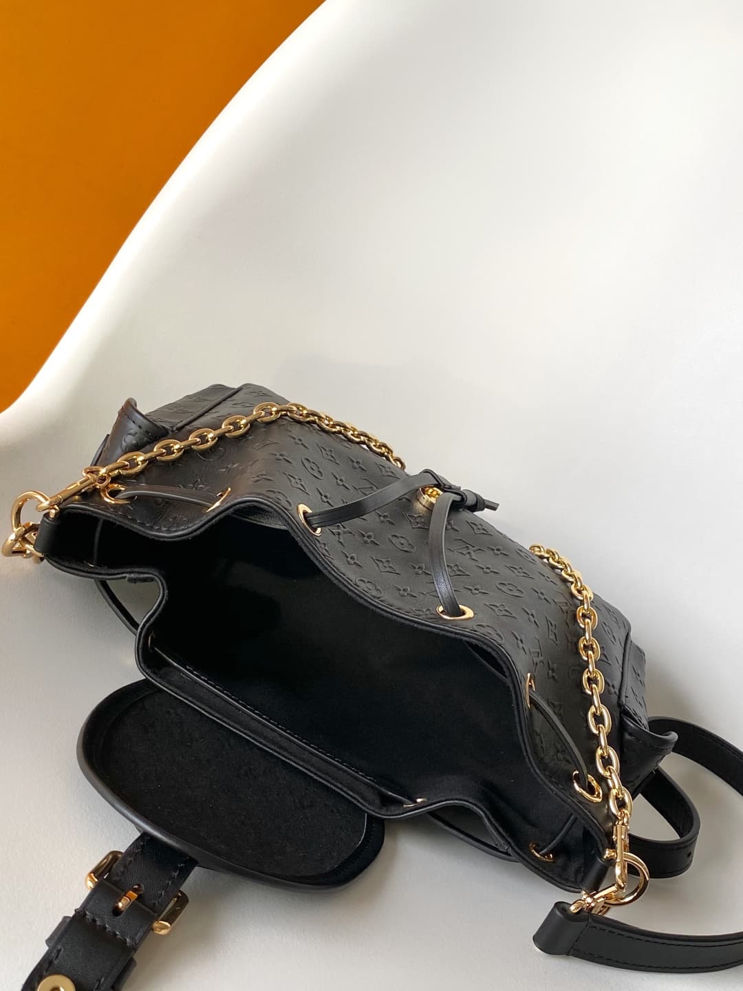 Louis Vuitton Odyssée Black Calfskin leather M25554 High