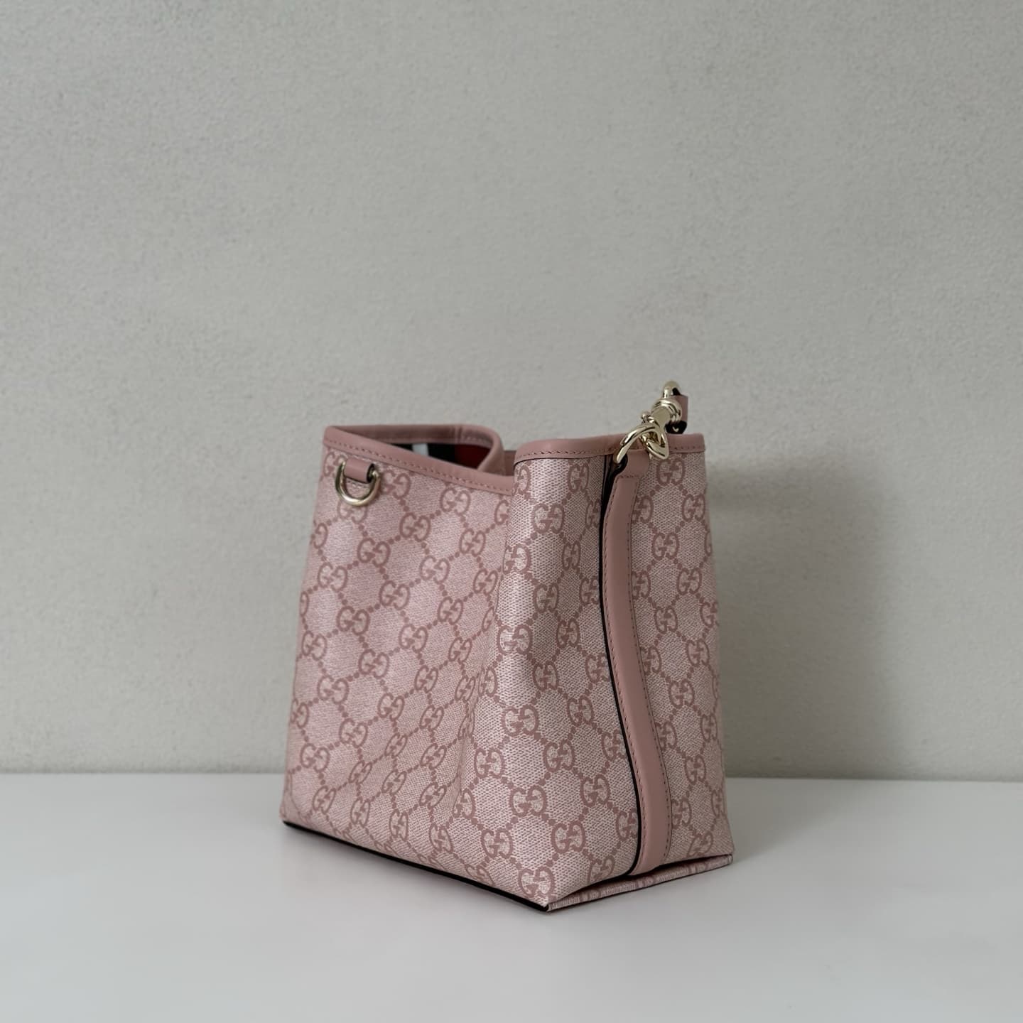 Gucci GG Emblem small bucket bag 815118 High