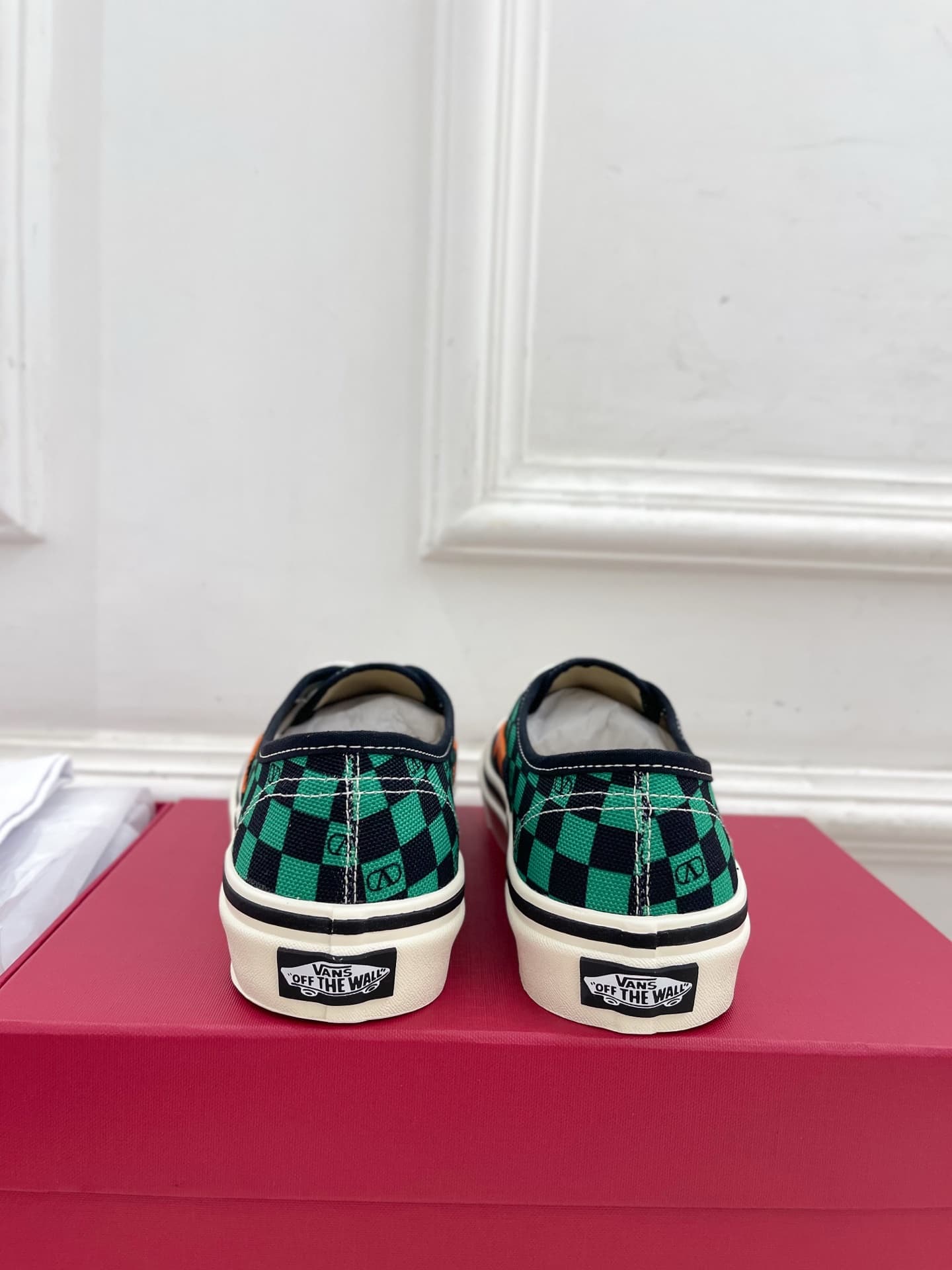 Valentino Garavani and Vans Authentic Checkerboard Men Women Shoes