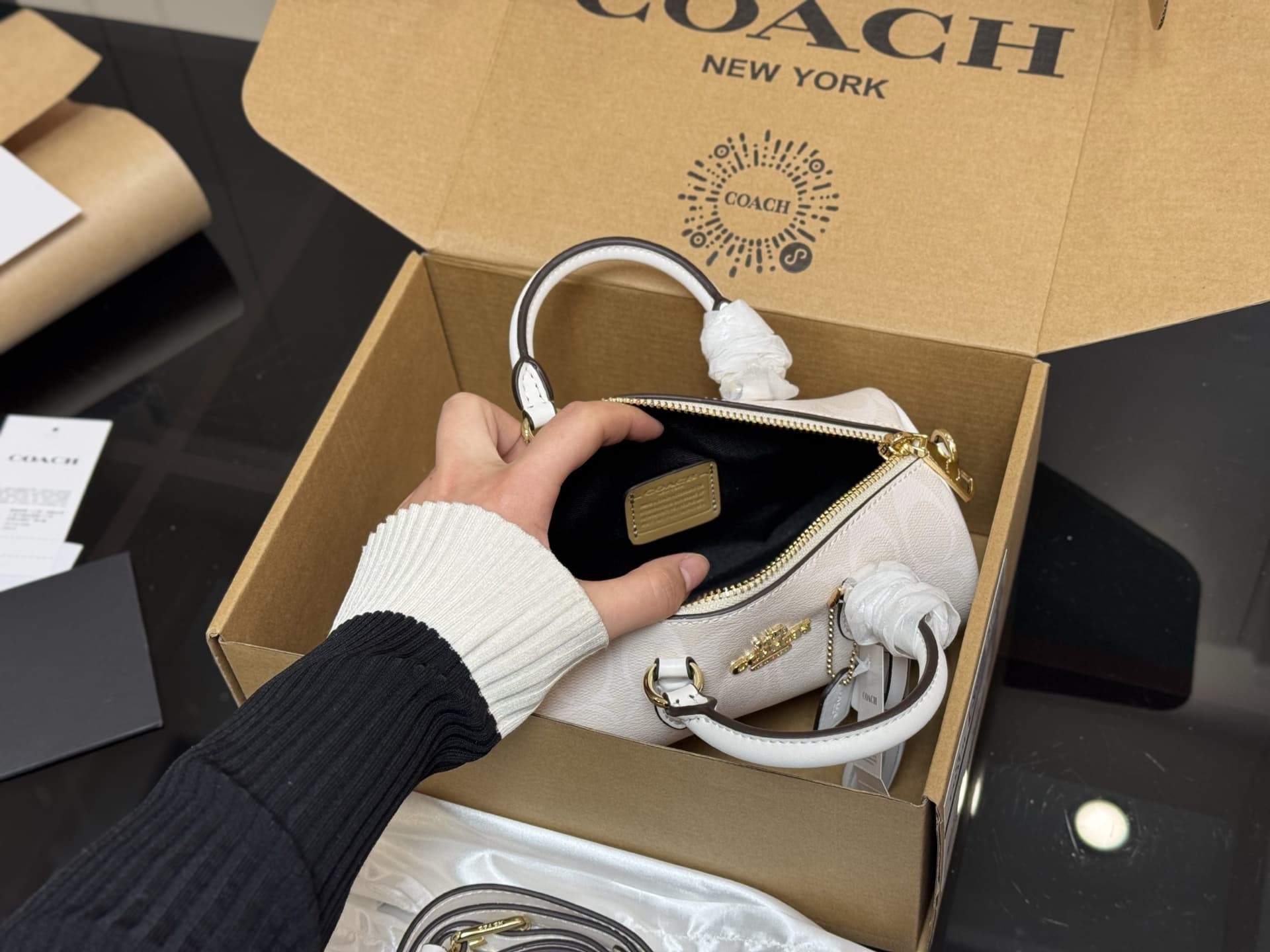 Coach Lacey Crossbody In Signature Canvas