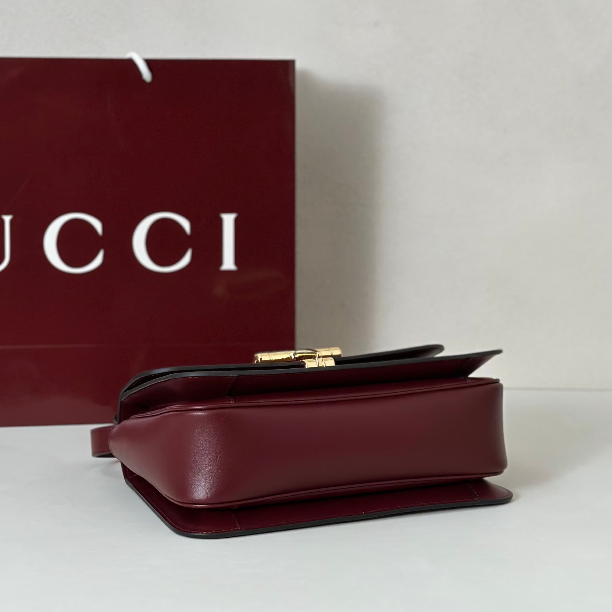 Gucci Siena medium top handle bag 855535 Claret High