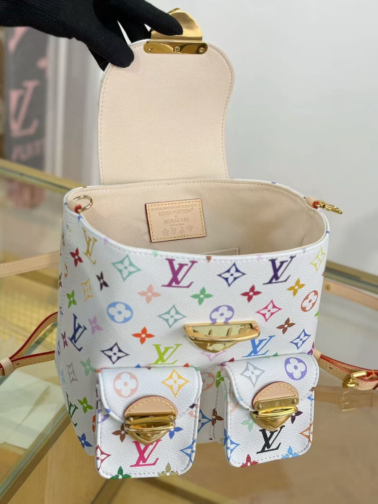 Louis Vuitton x Murakami Venice Backpack Monogram coated canvas M13081 High