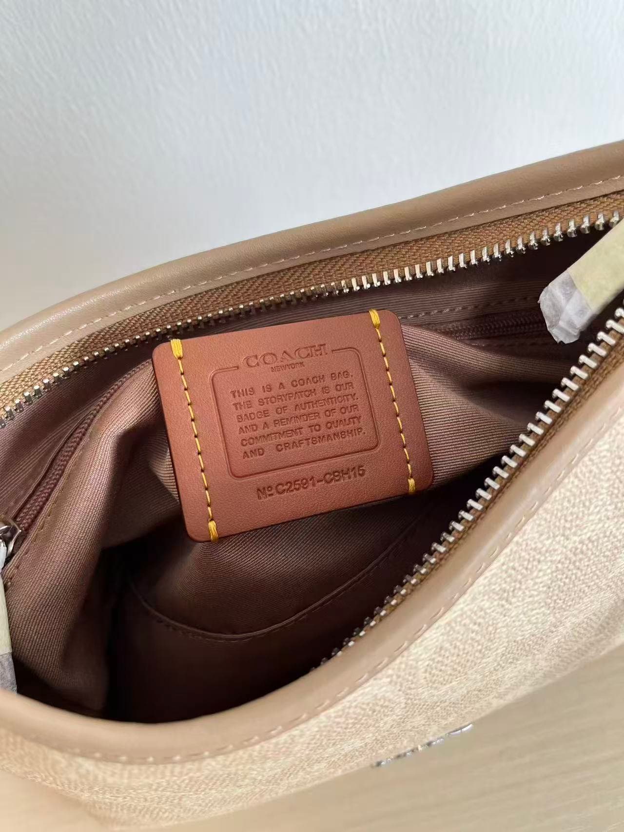 Coach Laurel Shoulder Bag in Signature Canvas With Chain High