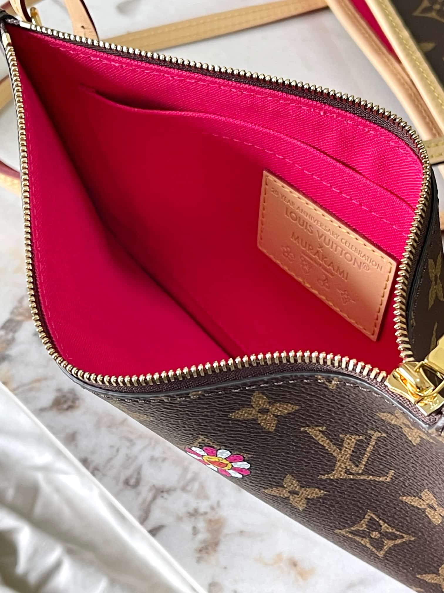 Louis Vuitton x Murakami Neverfull MM Monogram coated canvas M13271 Top