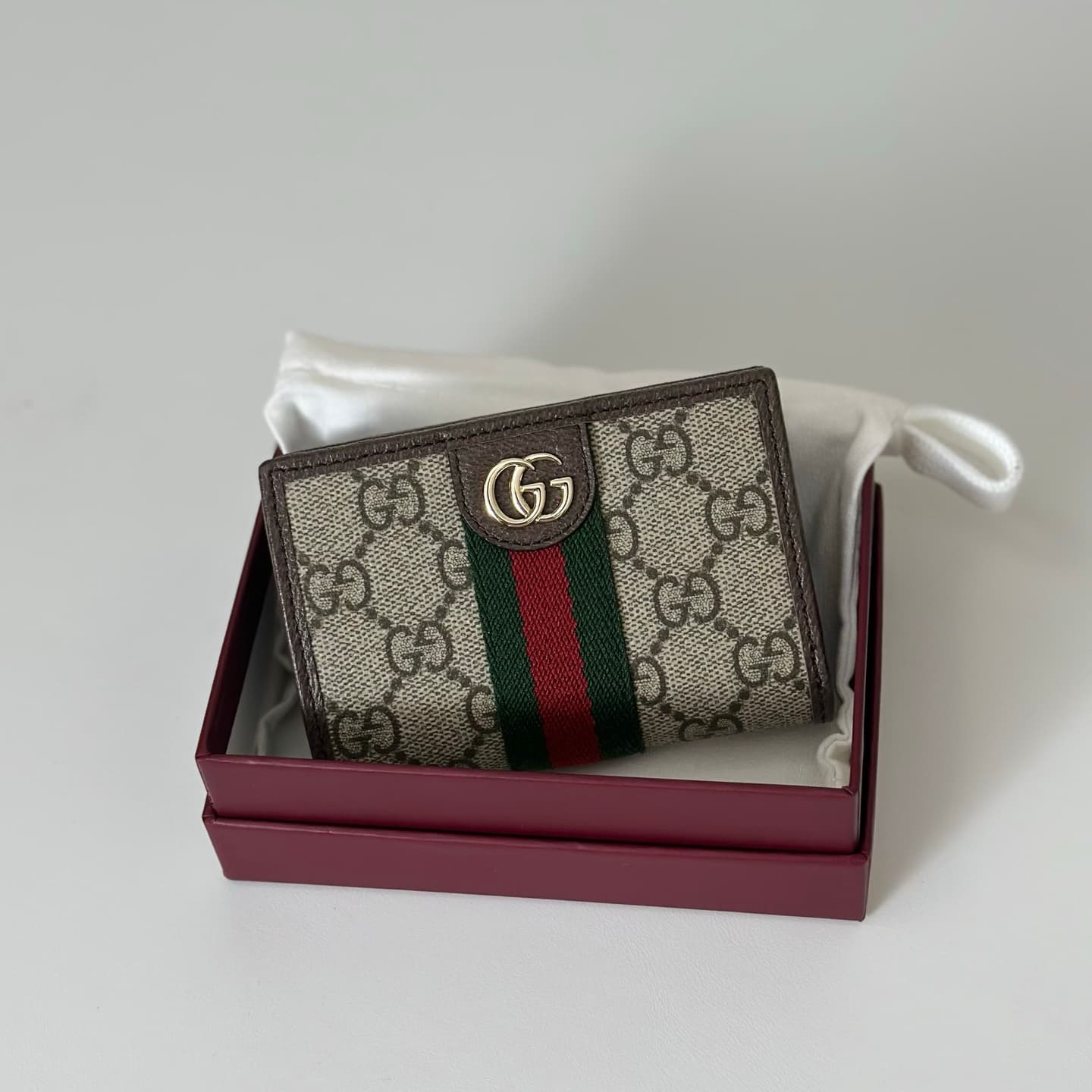 Gucci Ophidia small wallet Coffee 838468 High