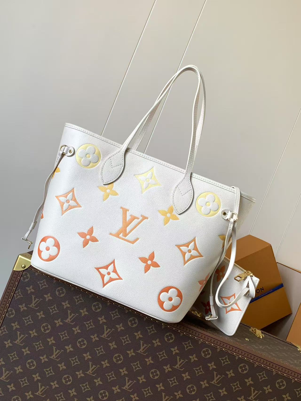 Louis Vuitton NEVERFULL MM Monogram Empreinte M46516 High