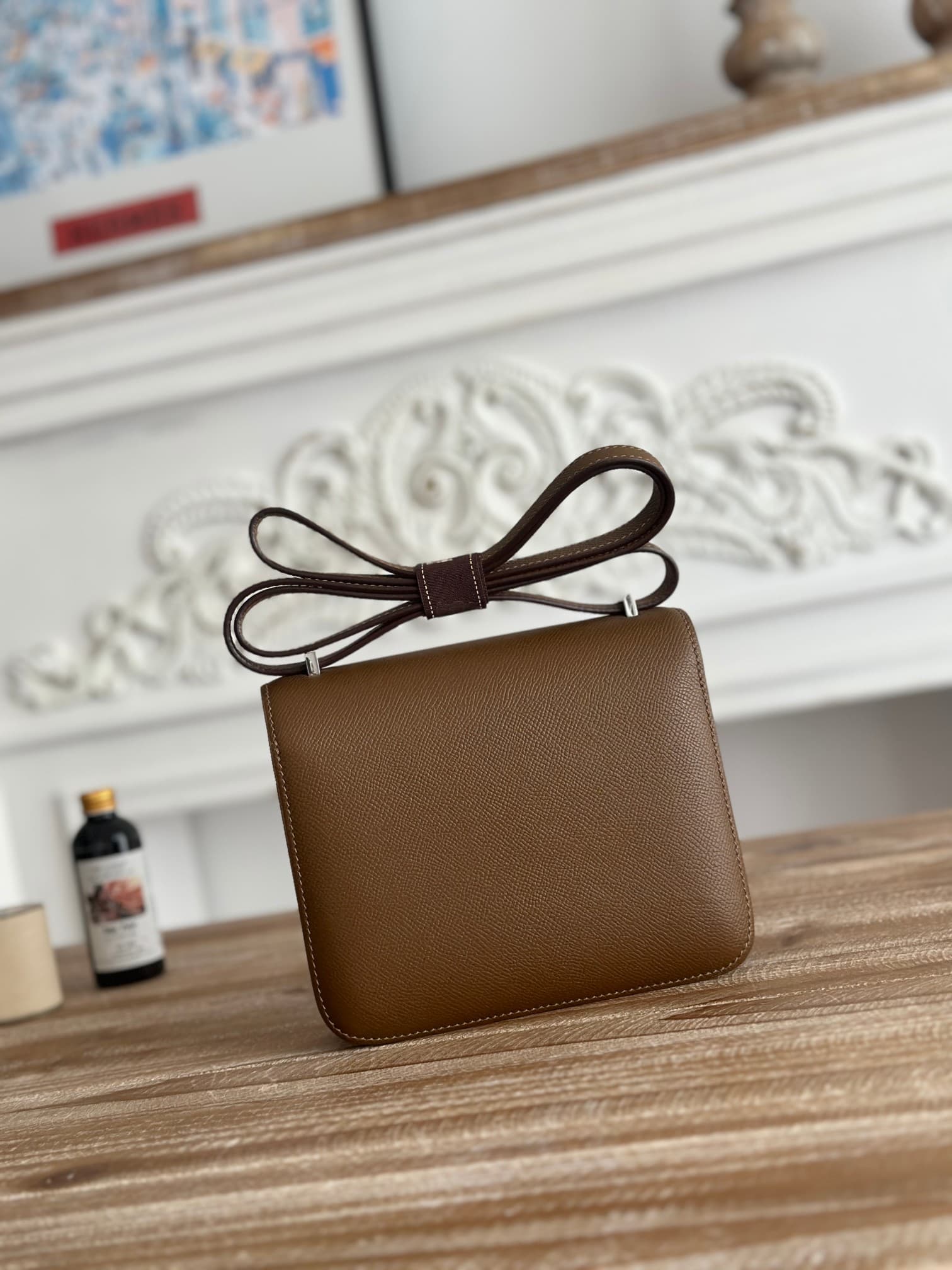 Hermes Mini Constance 18cm/24cm Epsom Bag WAX Weimar High
