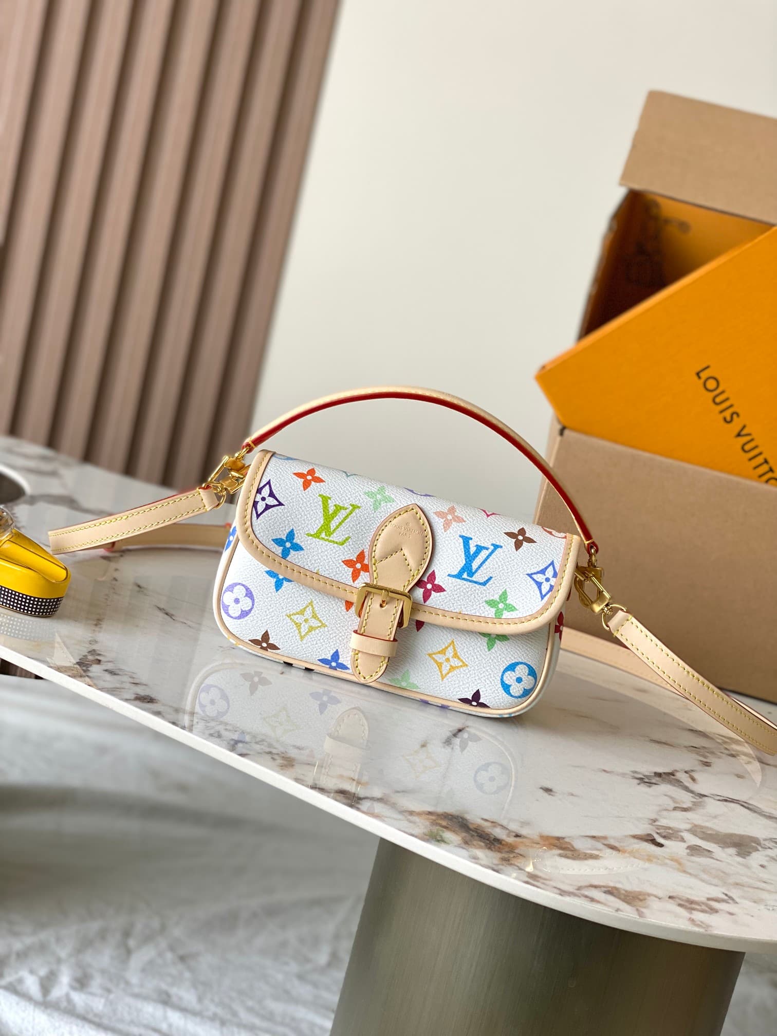 Louis Vuitton x Murakami Bolsa Diane Nano Canvas Monogram M14194 Top