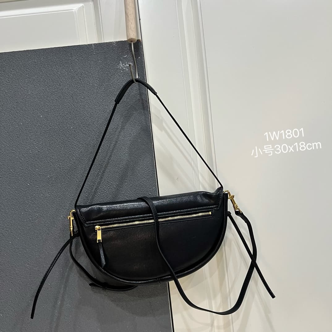 Celine Little Halfmoon Soft Triomphe bag Supple Shiny Lambskin