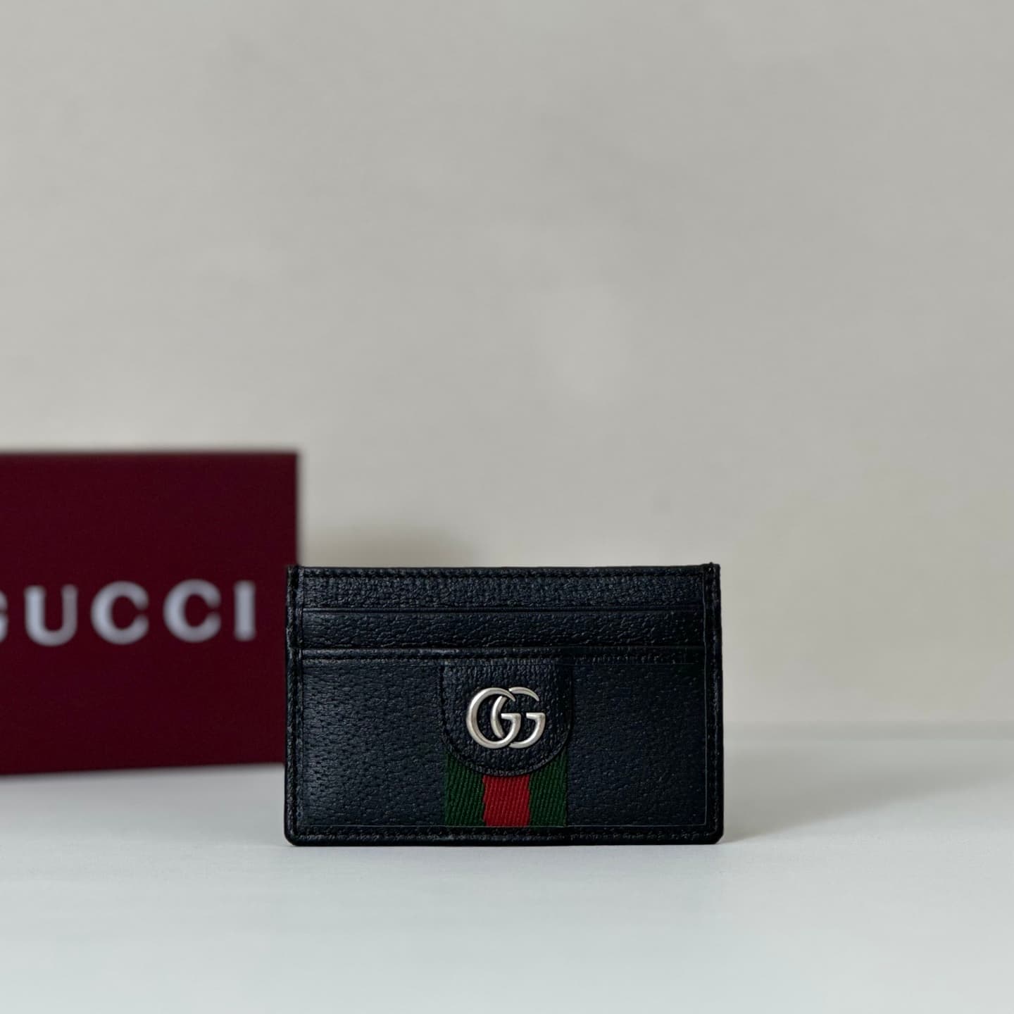 Gucci Ophidia card case wallet Black 834795 High