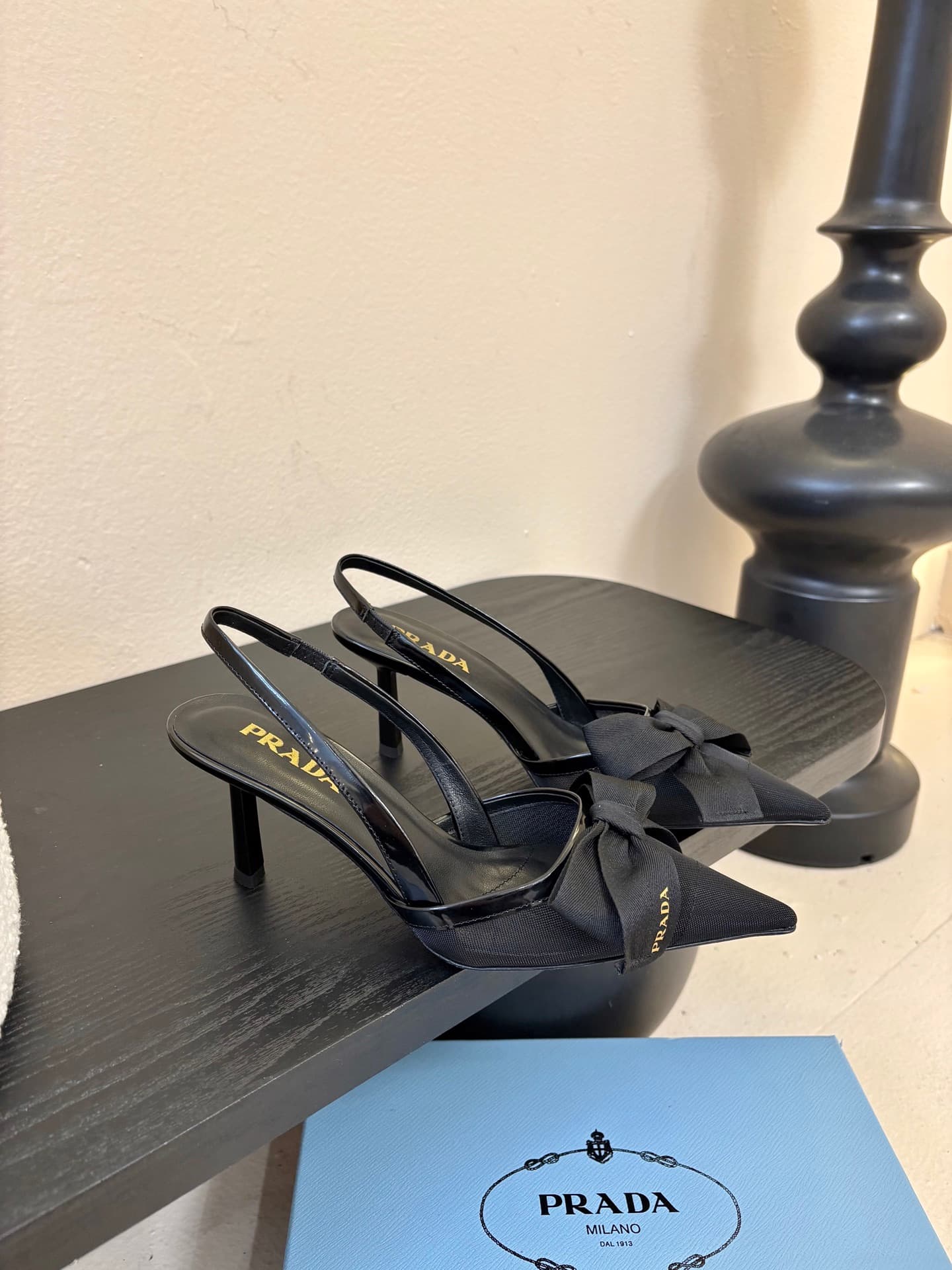 Prada Leather Slingback Pumps Women
