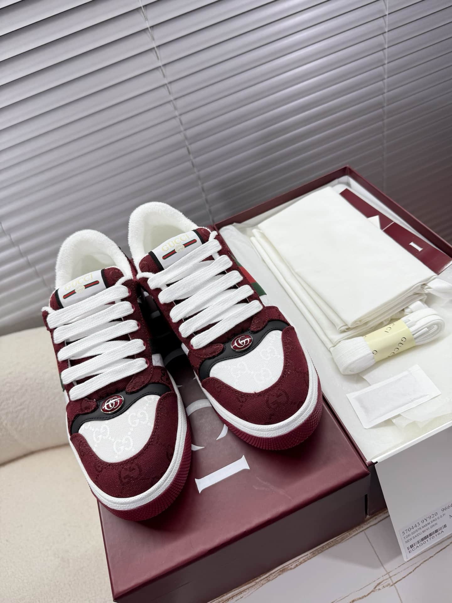 Gucci Screener Sneaker shoes Men Women