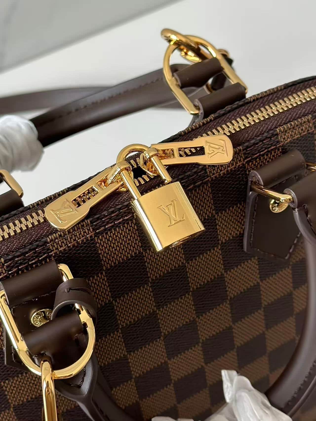 Louis Vuitton Alma PM Bag Damier Ebene N53151 High