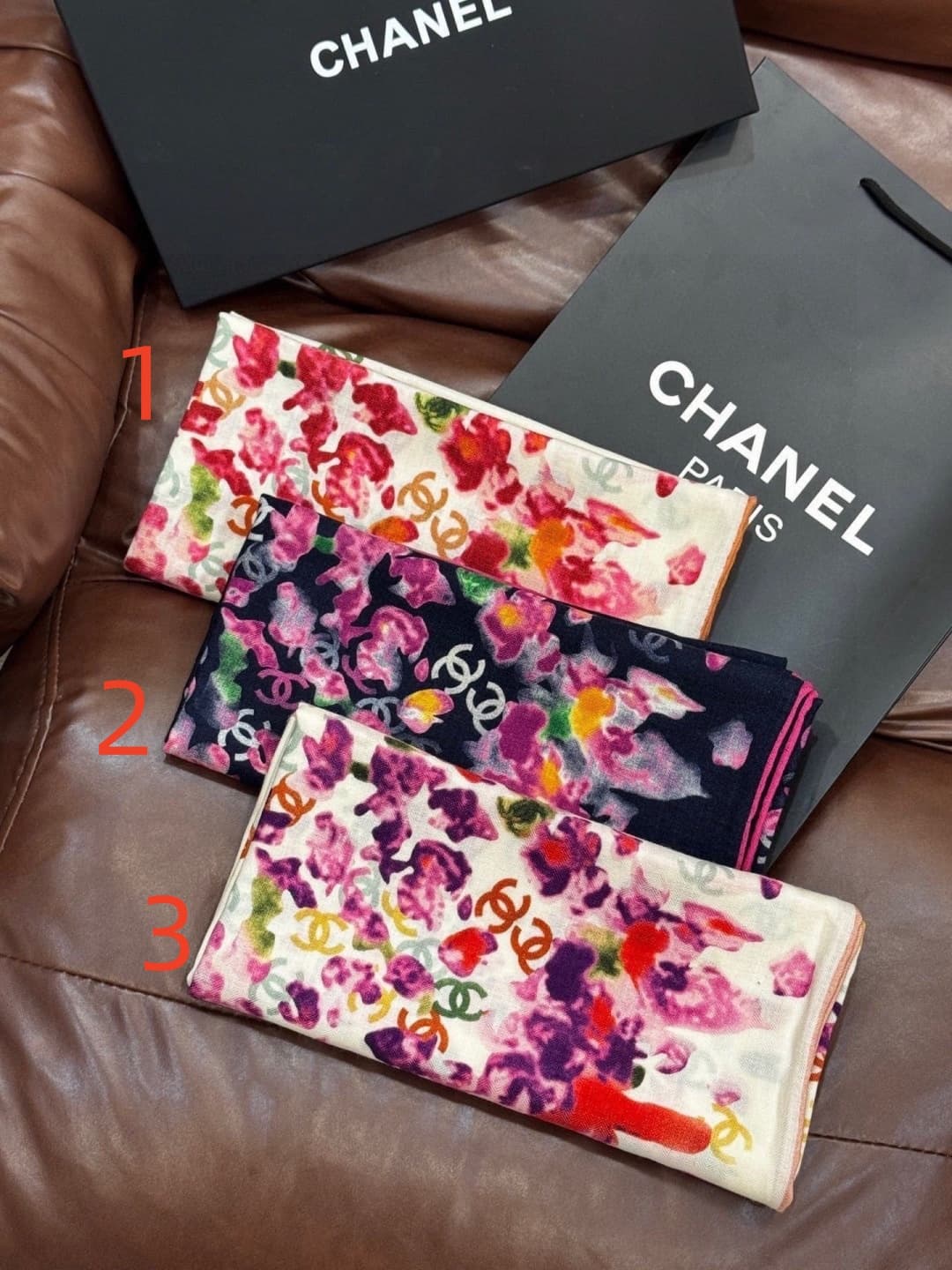 Chanel Silk Square Scarf