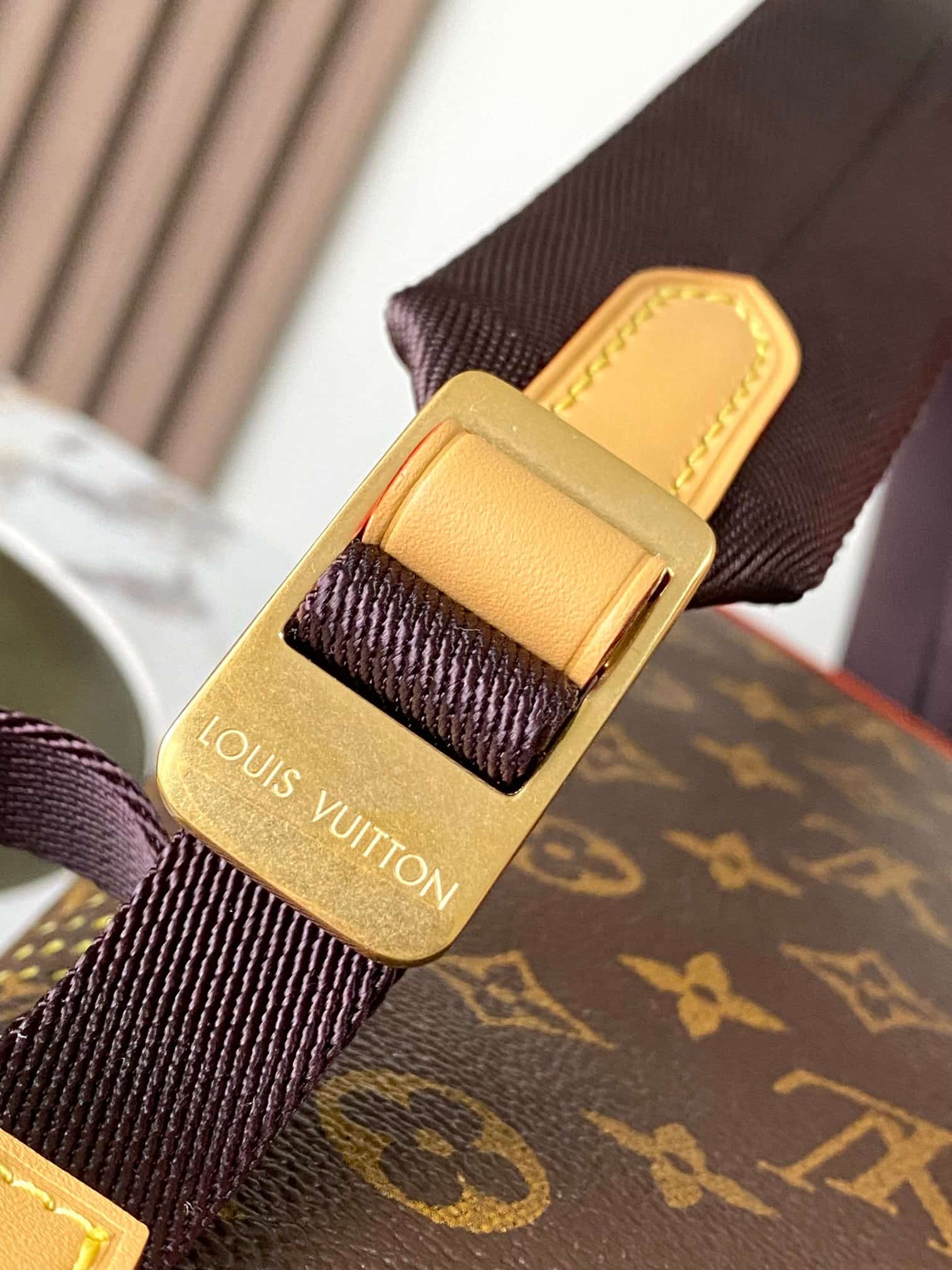 Louis Vuitton Flaneur Backpack Monogram/Yellow Grid coated canvas M29295 TOP